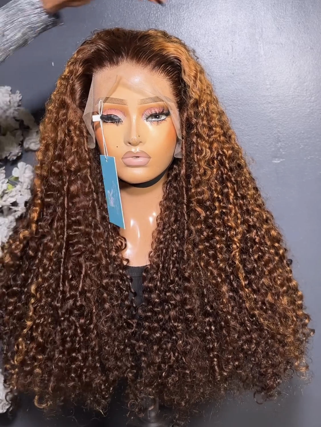 Hot selling 13A SDD highlight color pixie curl super double drawn funmi one donor virgin cuticle aligned human hair extension