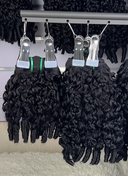 ola hair Burmese curl  bundles