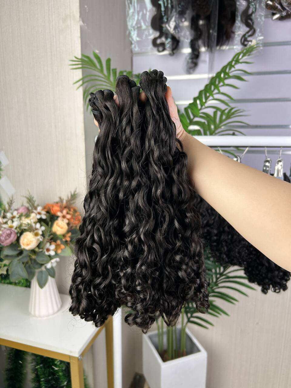 ola hair 10a peruvian deep wave hair extension