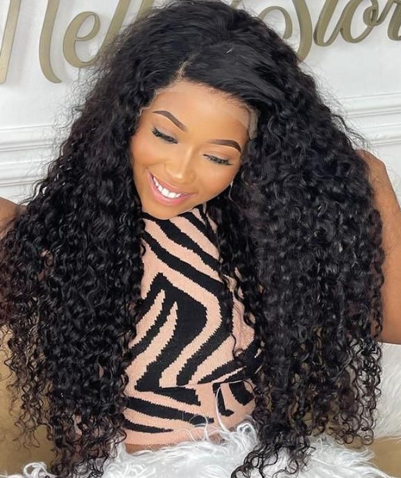 Ola   hair   Cuticles Aligned 250% Short Pixie Cut Curly Bob Wig For Black Women Pre Plucked With Baby Hair T Part Lace Front Human Hair Wigs