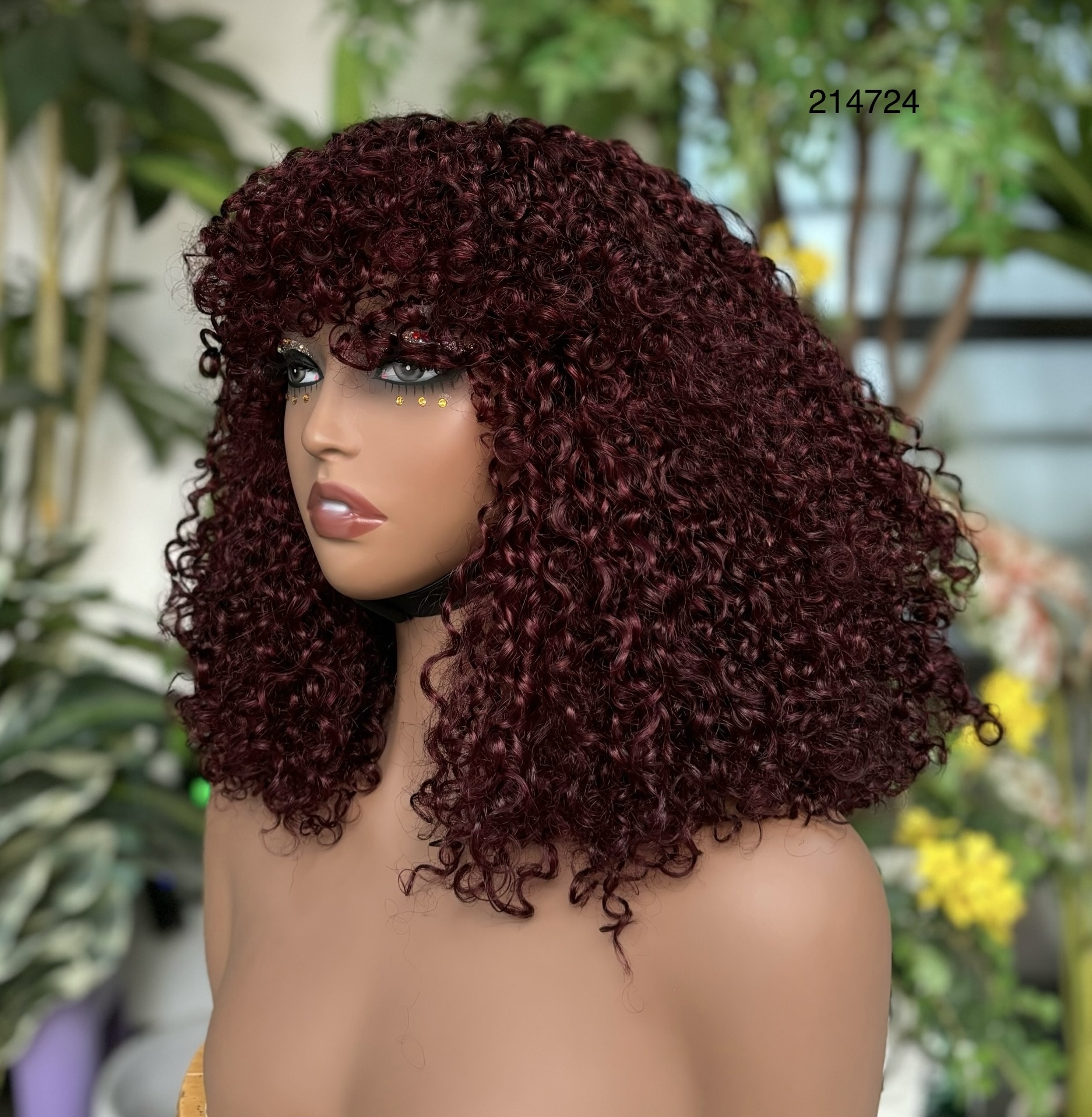 Ola   hair   No lace 99j color elf roll