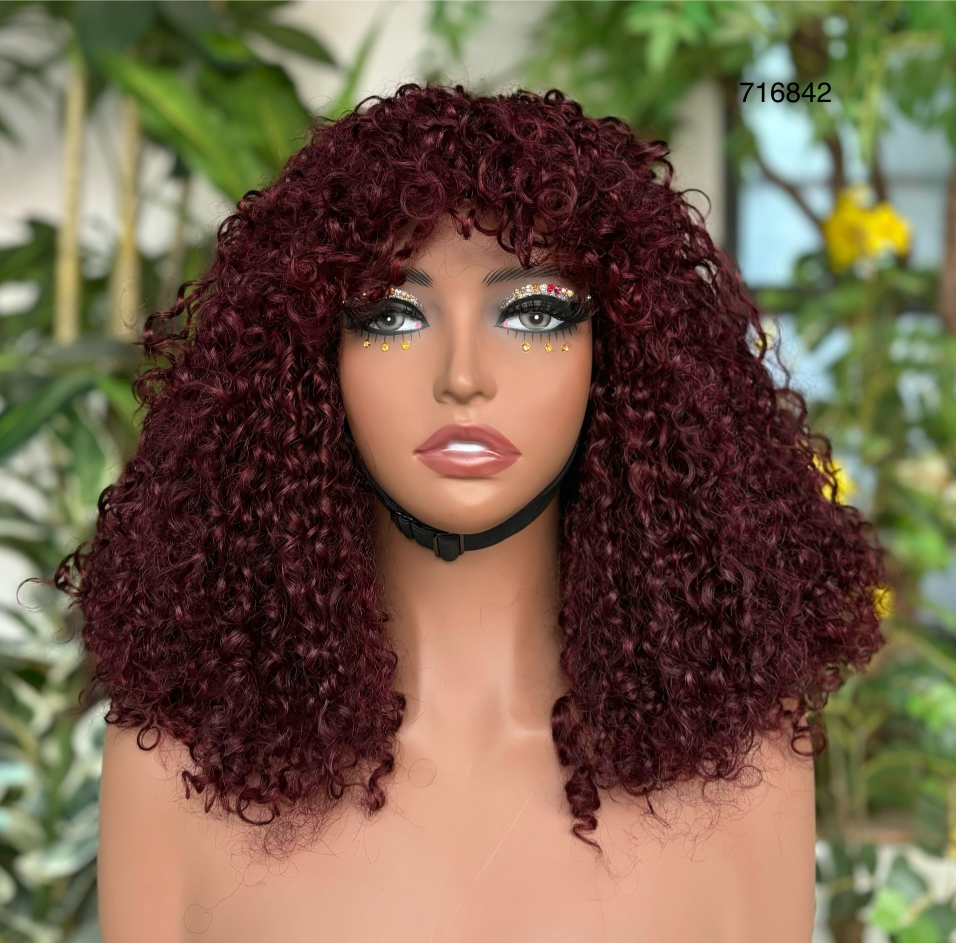Ola   hair   No lace 16 inch color 99j elf roll