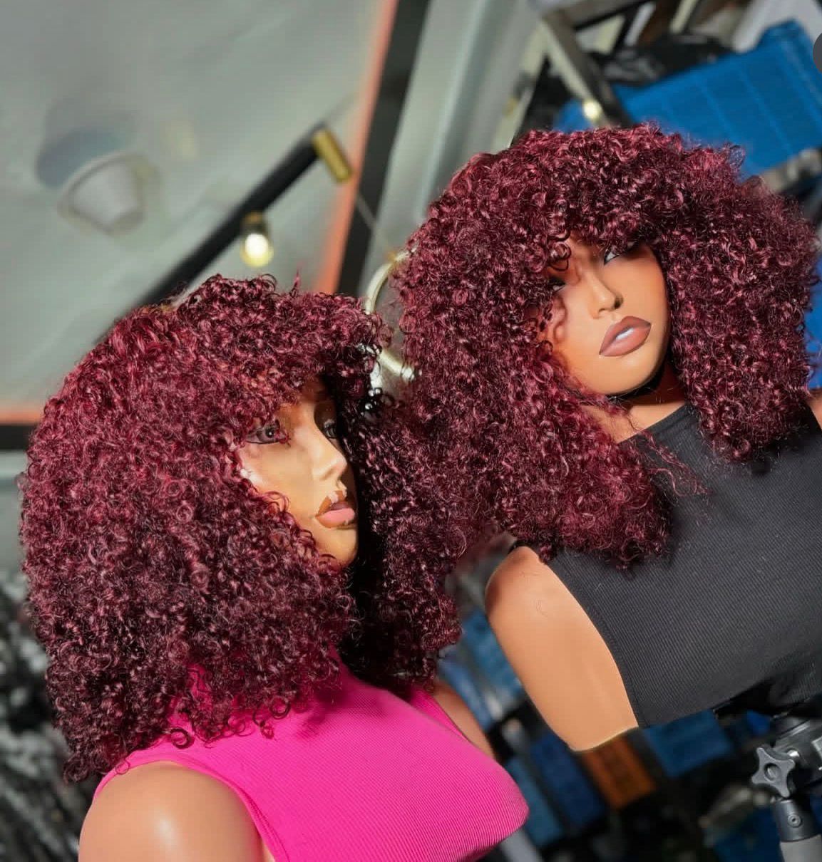 Ola   hair    No lace 99j color elf roll, all sizes can be made