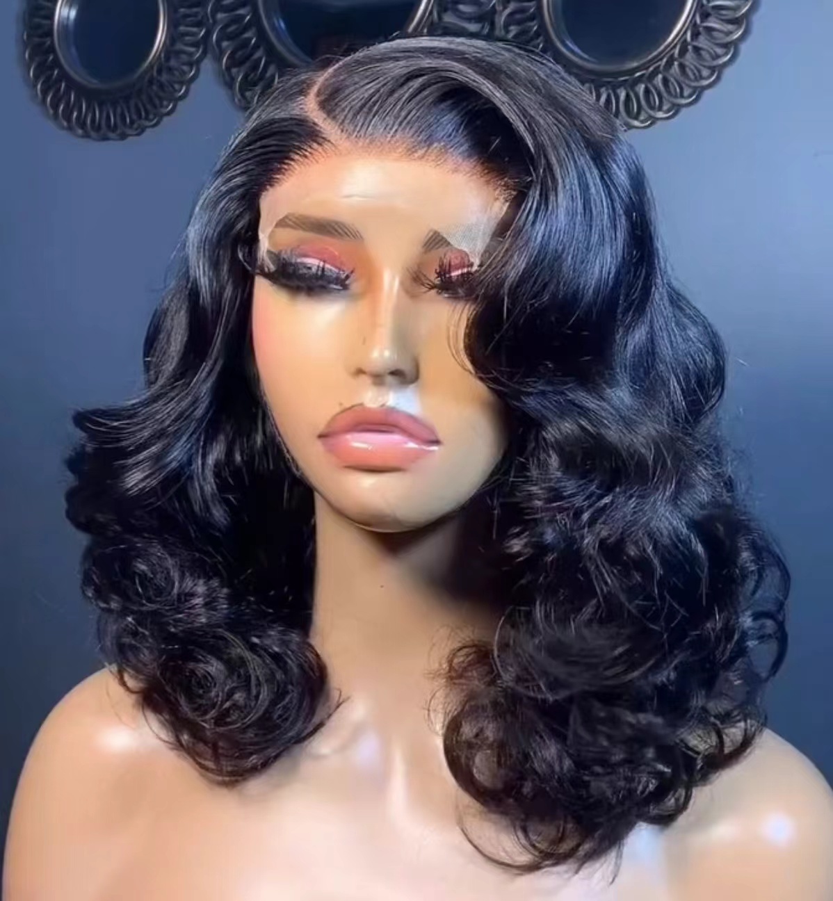 Ola   hair   Raw Unprocessed Super Double Drawn 1b/99J Egg Curly Hair Bundles Raw Indian funmi hair virgin cuticle aligned human hair