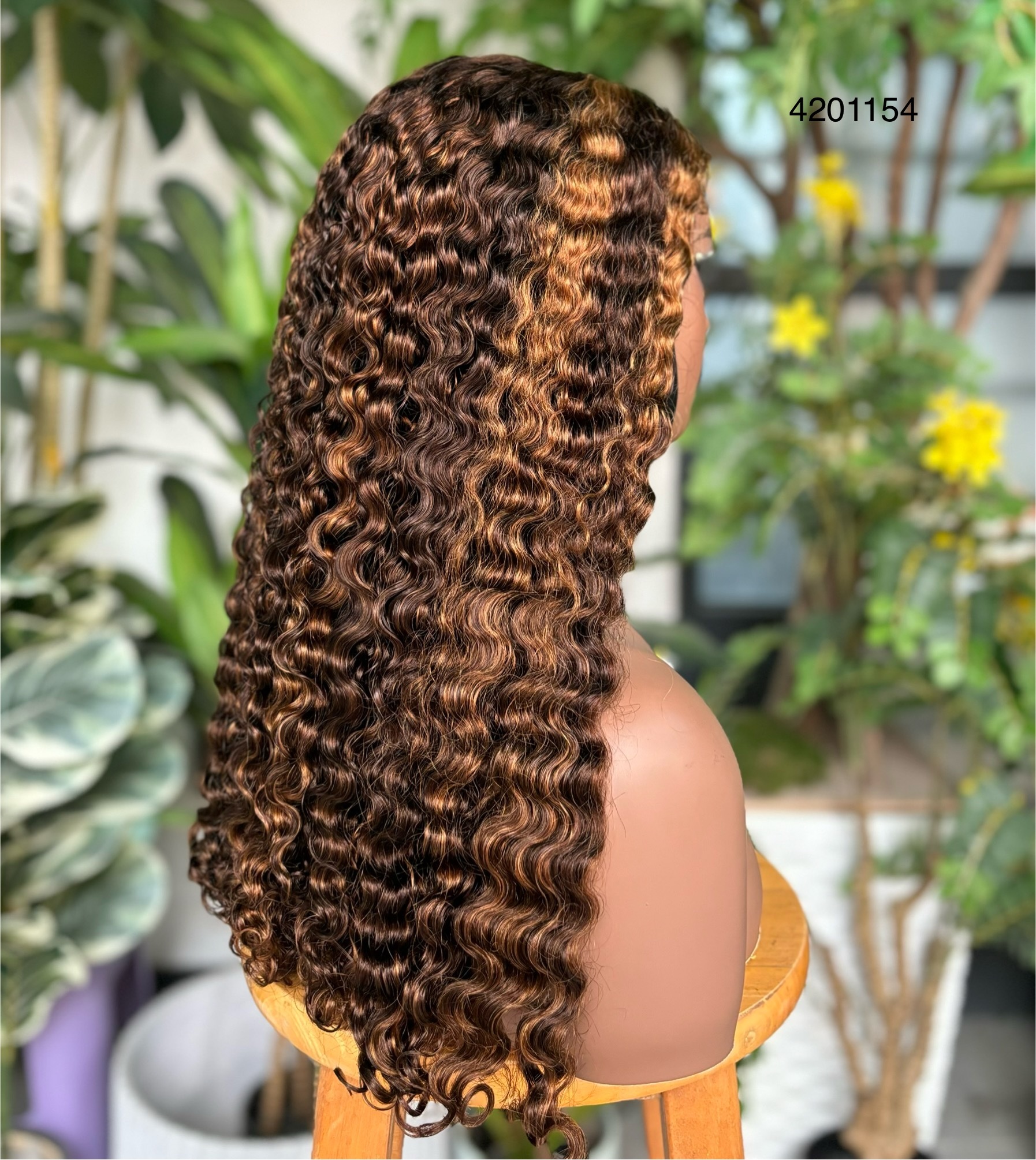 ola hair deep curly lace frontal wig