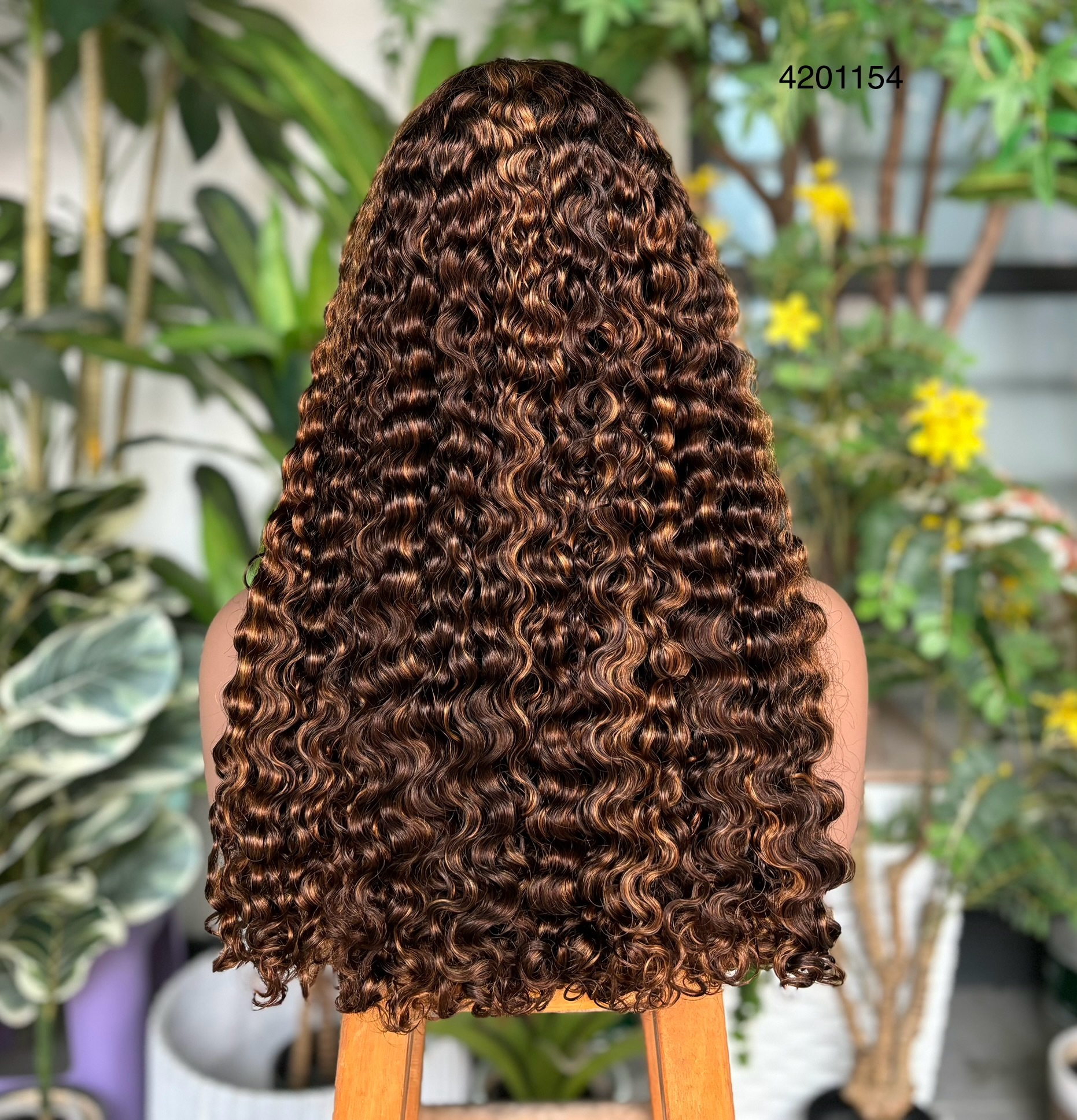 ola hair deep curly lace frontal wig