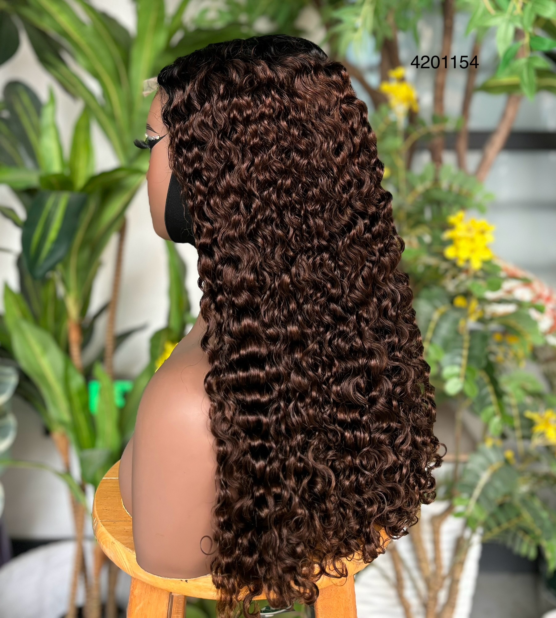 ola hair deep curly lace frontal wig