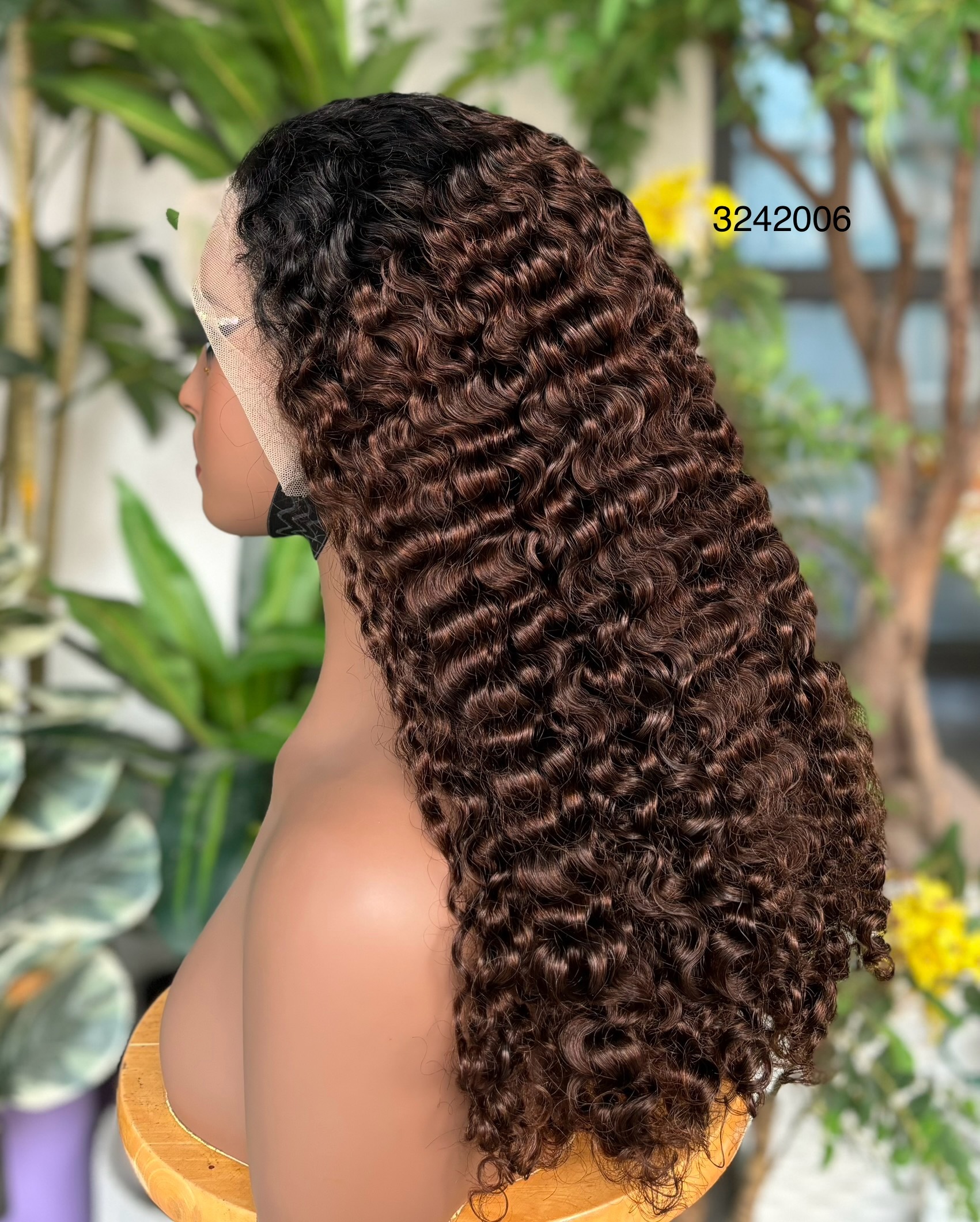ola hair deep curly lace frontal wig