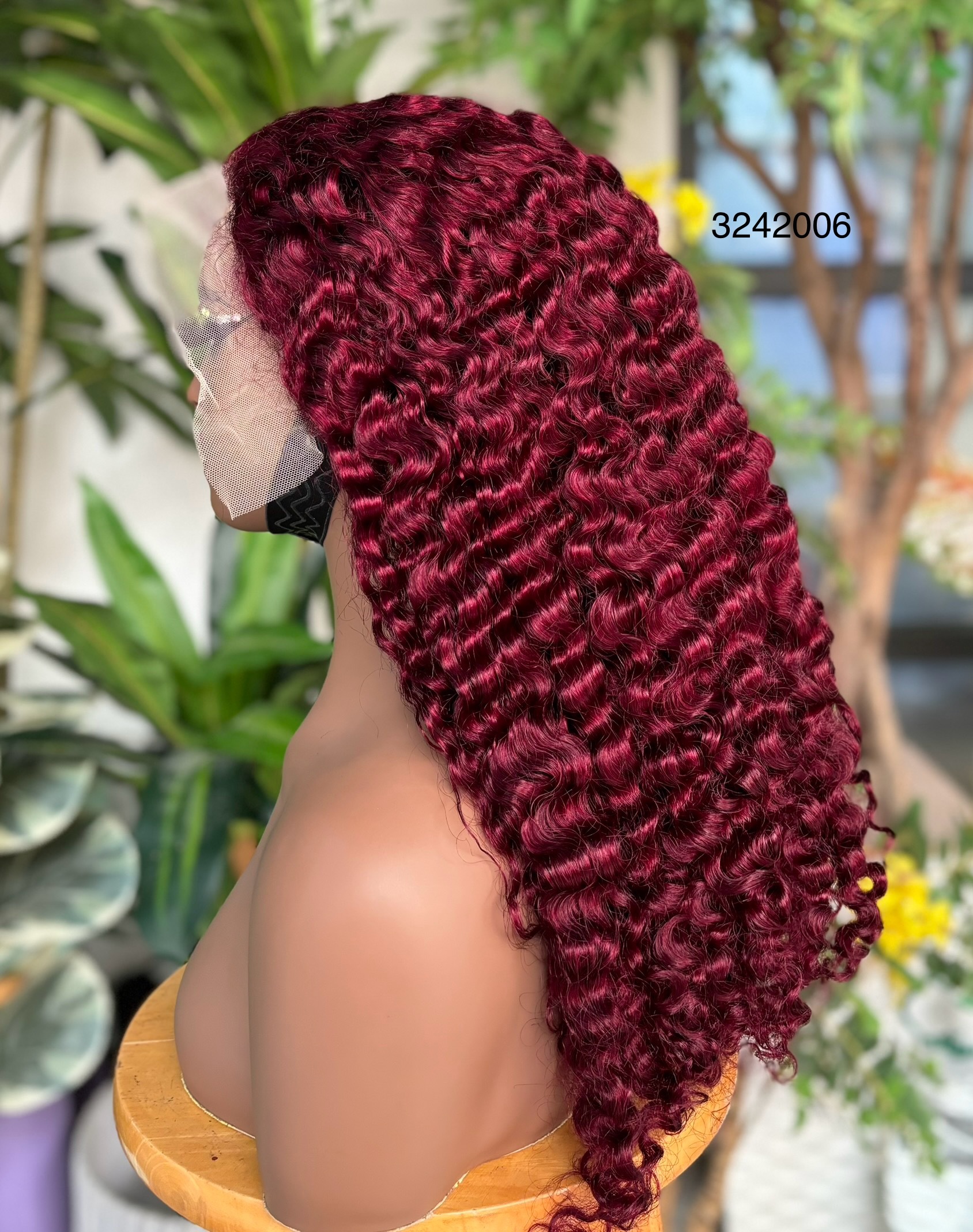 ola hair deep curly lace frontal wig