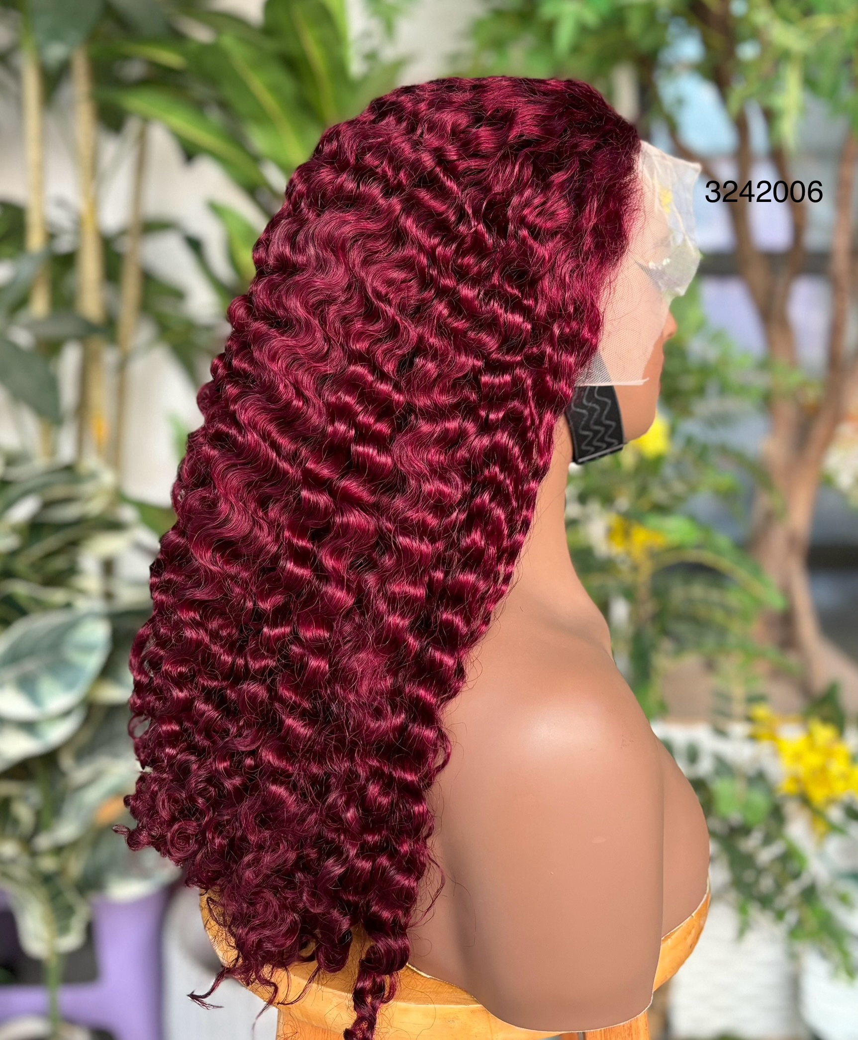 ola hair deep curly lace frontal wig