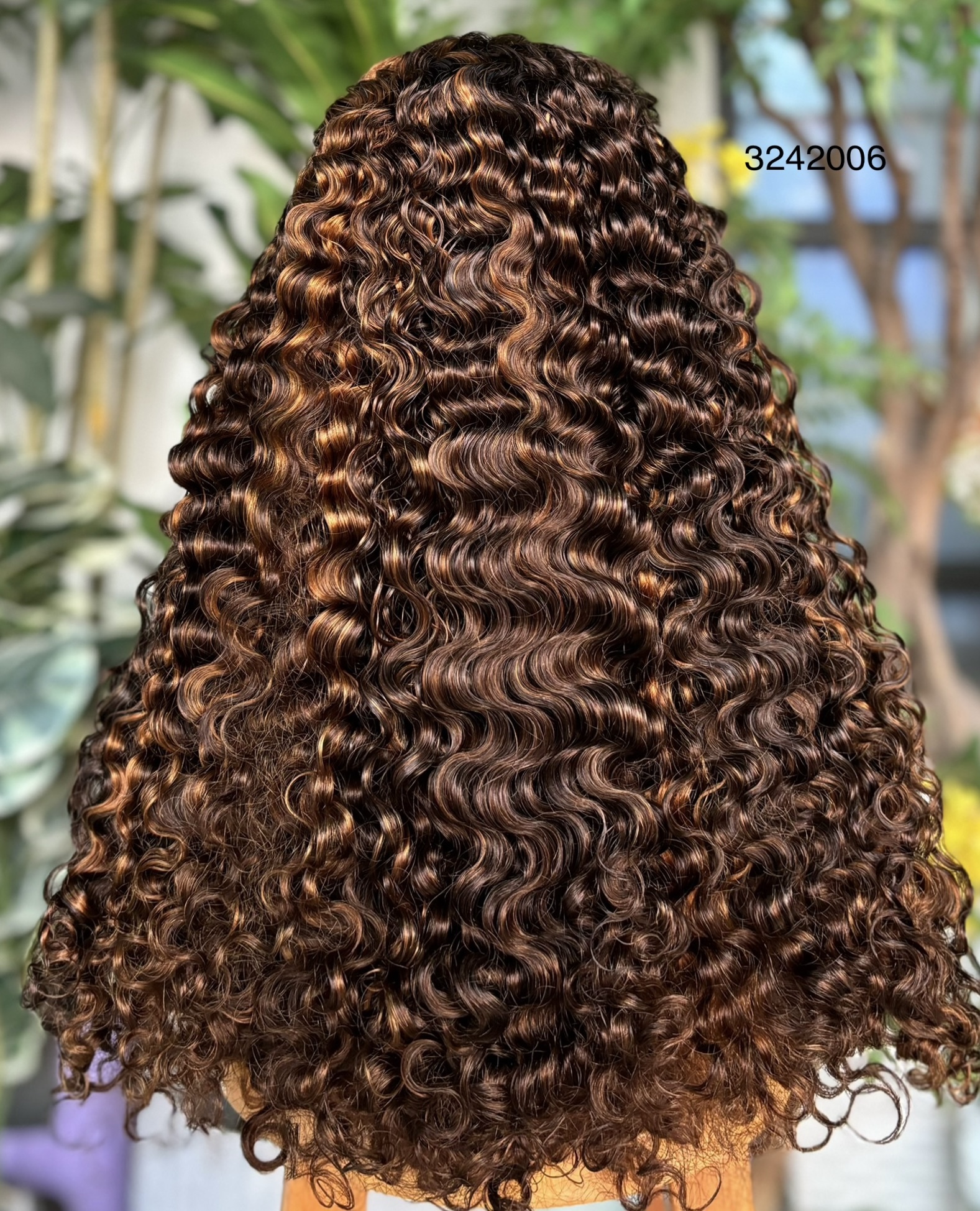 ola hair deep curly lace frontal wig