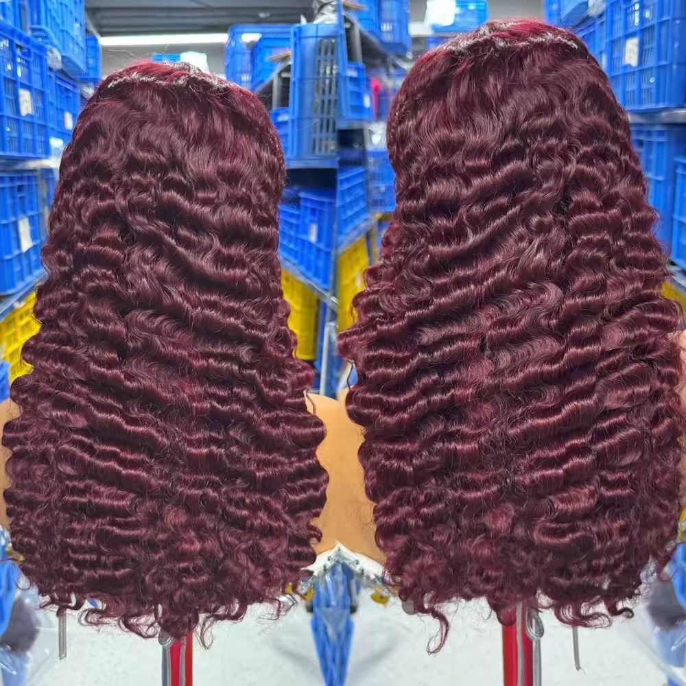 ola hair deep curly lace frontal wig
