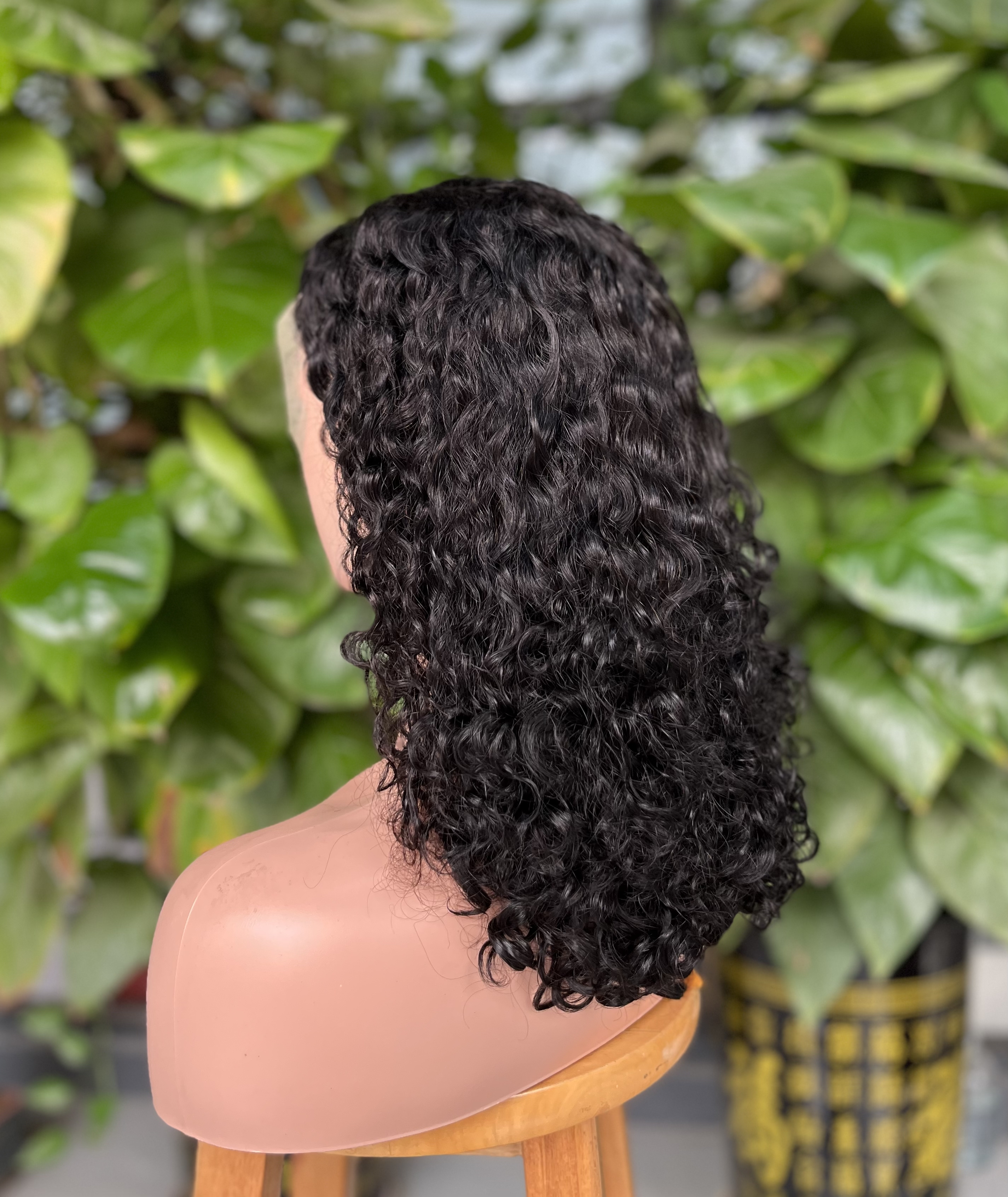ola hair Human Hair Wig Vendors Machine Make Lace Frontal Wig Water Wave Curly Virgin Brazilian Hair Wigs