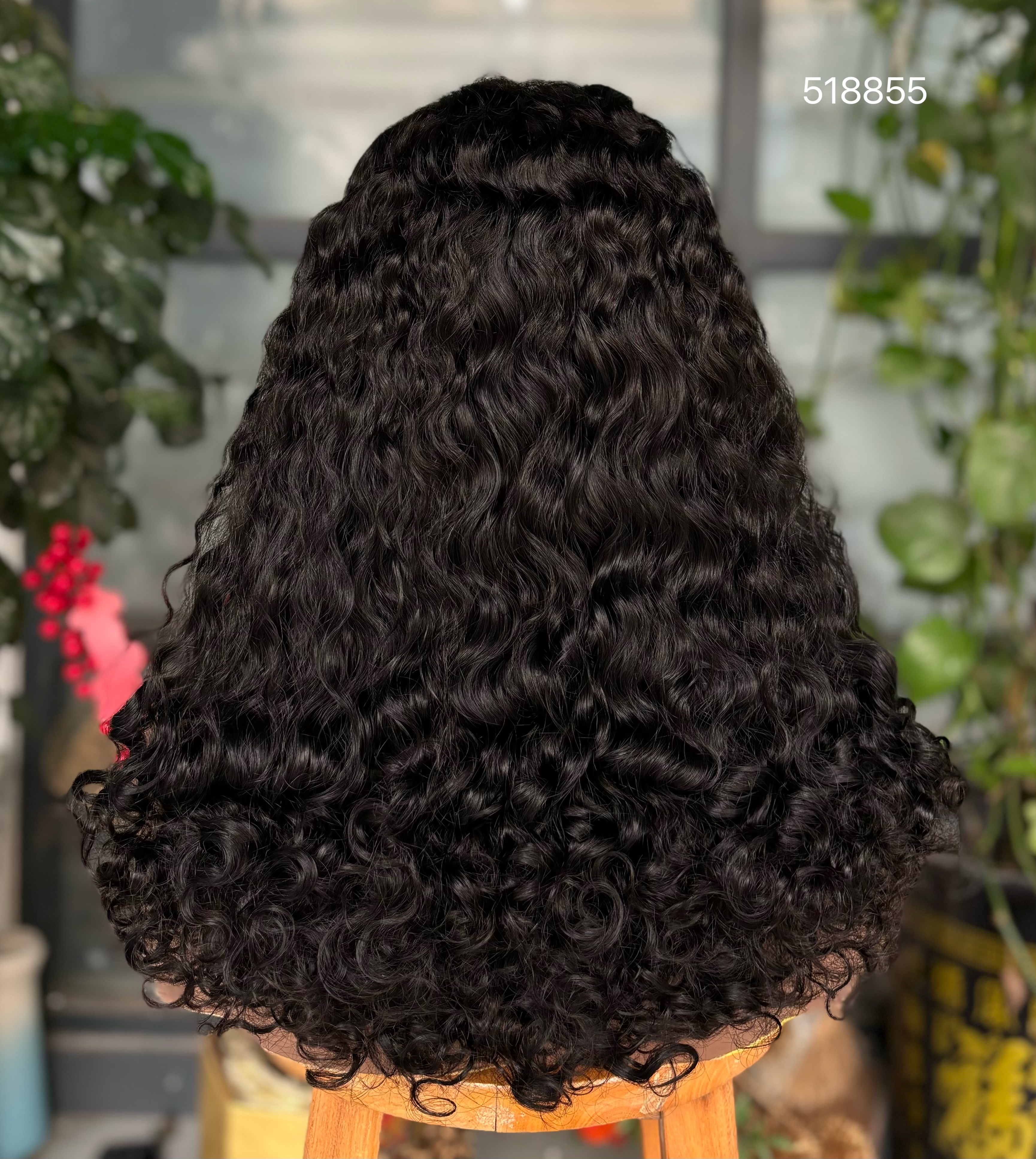 ola hair Human Hair Wig Vendors Machine Make Lace Frontal Wig Water Wave Curly Virgin Brazilian Hair Wigs