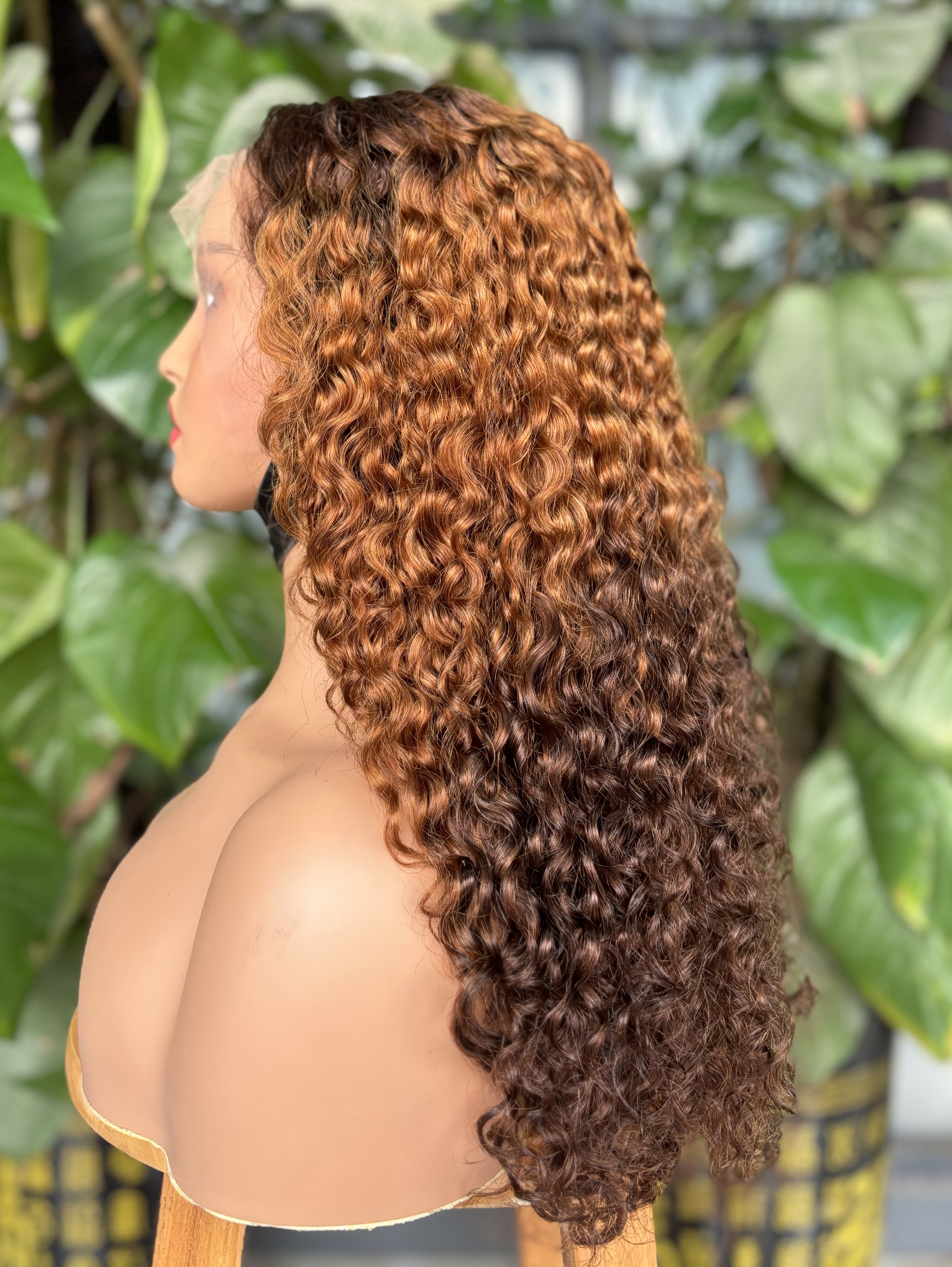 ola hair Human Hair Wig Vendors Machine Make Lace Frontal Wig Water Wave Curly Virgin Brazilian Hair Wigs