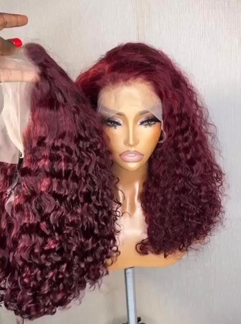 ola hair Human Hair Wig Vendors Machine Make Lace Frontal Wig Water Wave Curly Virgin Brazilian Hair Wigs