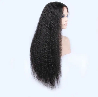 Brazilian Kinky Straight Human Hair Lace Front Wig Full Enough Wholesale Africa Kinky Straight Human Hair Wigs With Baby Hair