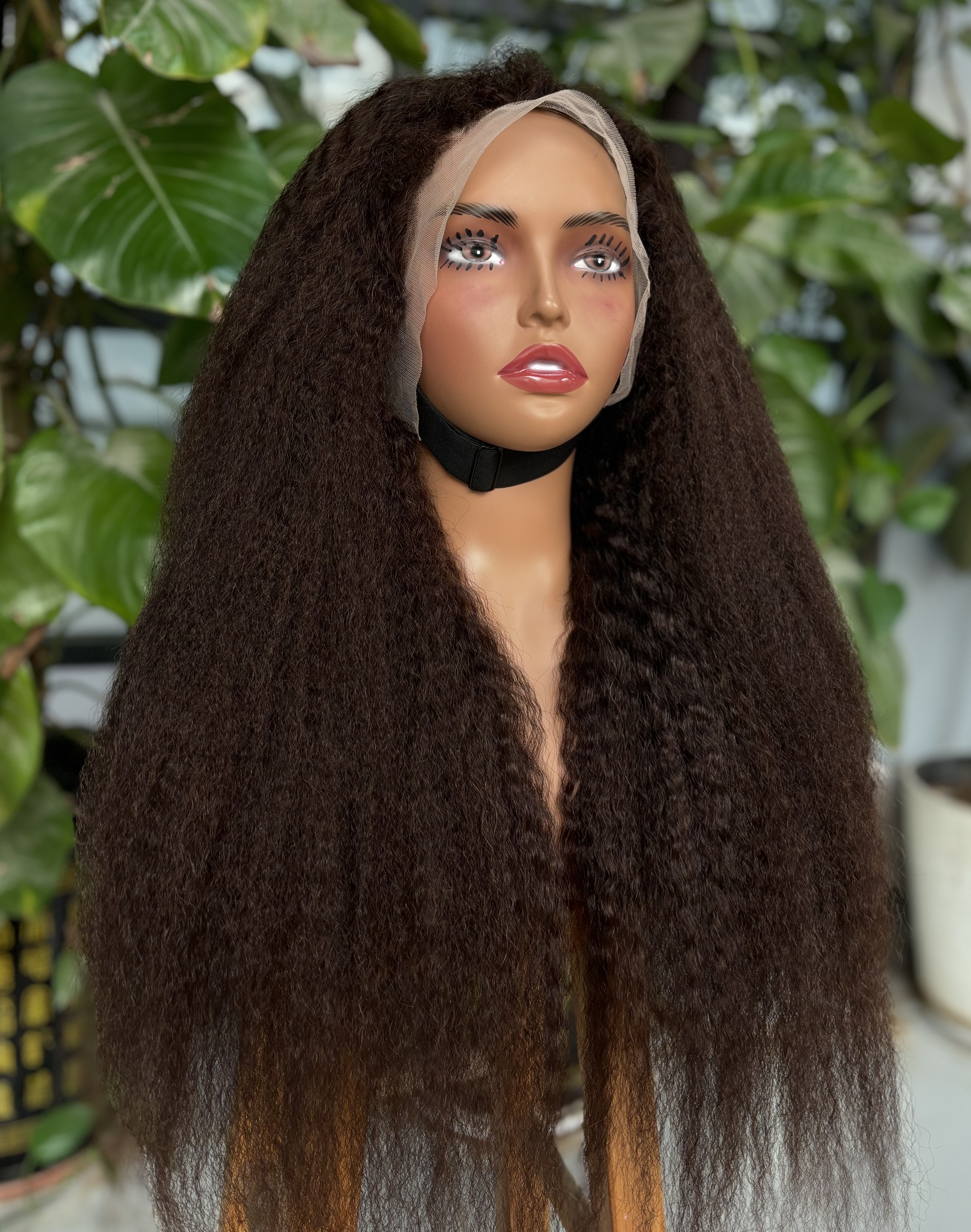 Brazilian Kinky Straight Human Hair Lace Front Wig Full Enough Wholesale Africa Kinky Straight Human Hair Wigs With Baby Hair