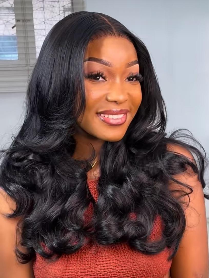 ola hair Wholesale Raw Indian hair natural color black loose wave Hair Bundles 10-30 inch 100% human hair extension