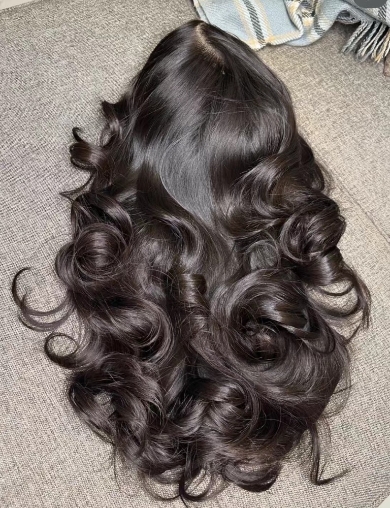 ola hair Wholesale Raw Indian hair natural color black loose wave Hair Bundles 10-30 inch 100% human hair extension