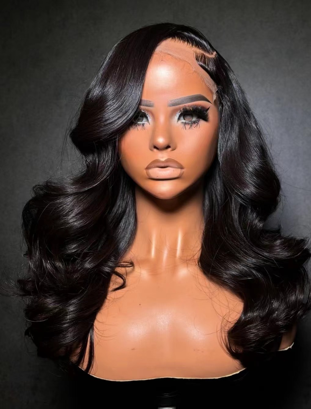 ola hair Wholesale Raw Indian hair natural color black loose wave Hair Bundles 10-30 inch 100% human hair extension