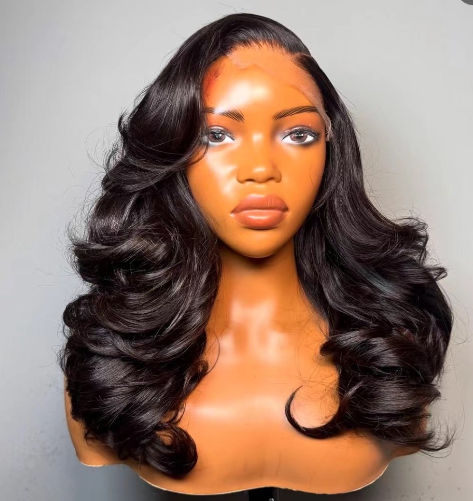 ola hair Wholesale Raw Indian hair natural color black loose wave Hair Bundles 10-30 inch 100% human hair extension