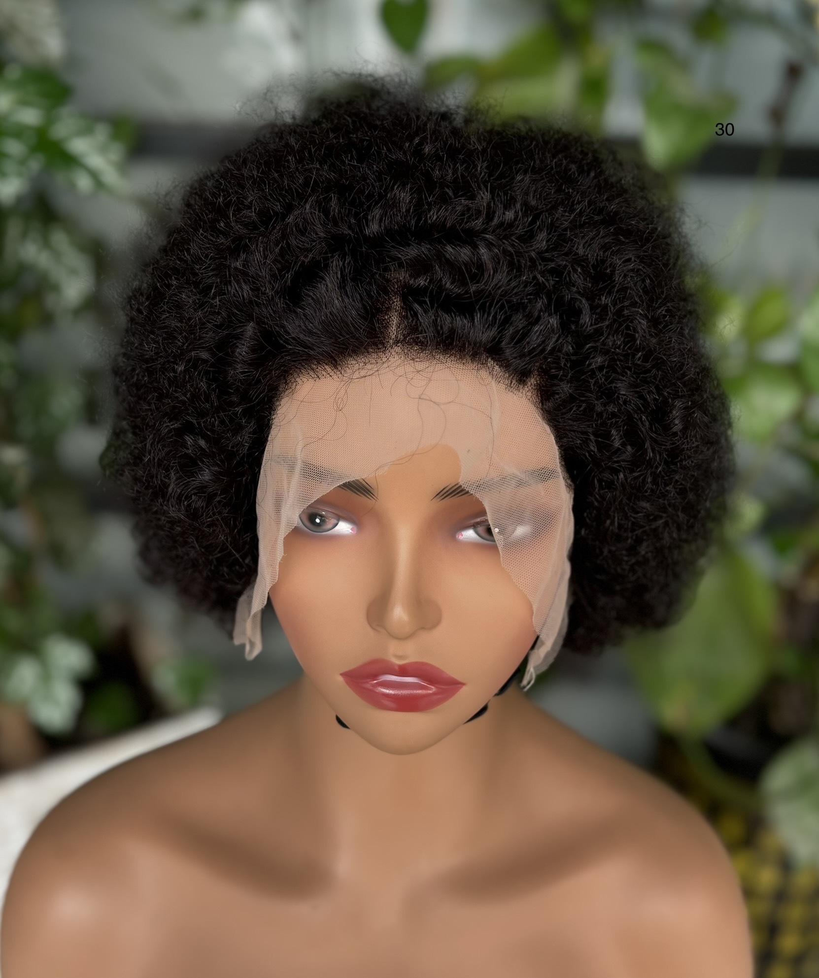Wholesale best-selling 13 * 4 hand woven braided wig, 100% real hair, black female wig