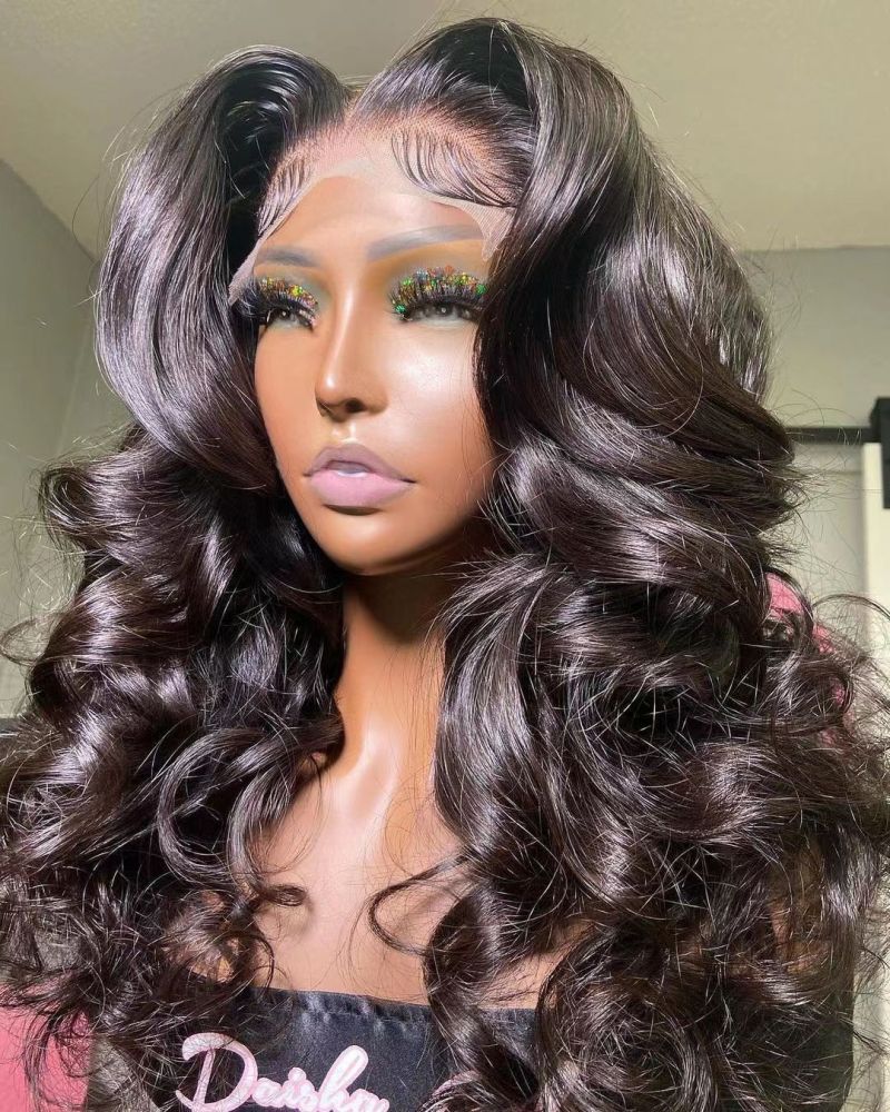 ola hair Wholesale Raw Indian hair natural color black loose wave Hair Bundles 10-30 inch 100% human hair extension