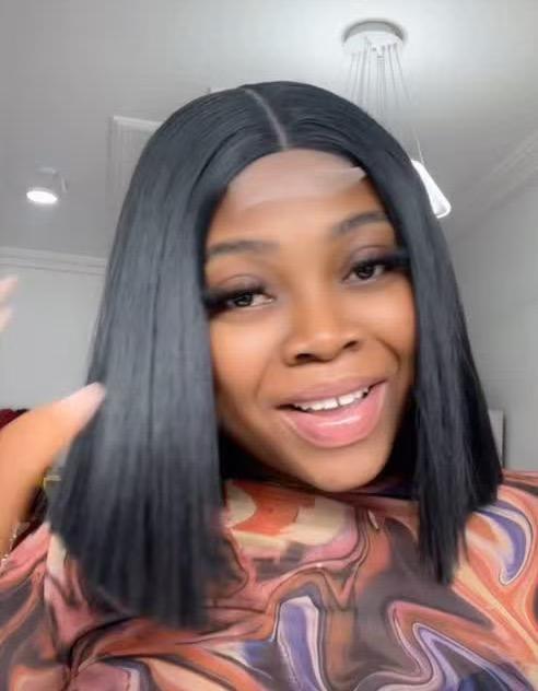 ola hair 2*6 Kim K Closure Double Drawn Short Bob Wigs 100% Human Hair Wigs For Black Woman