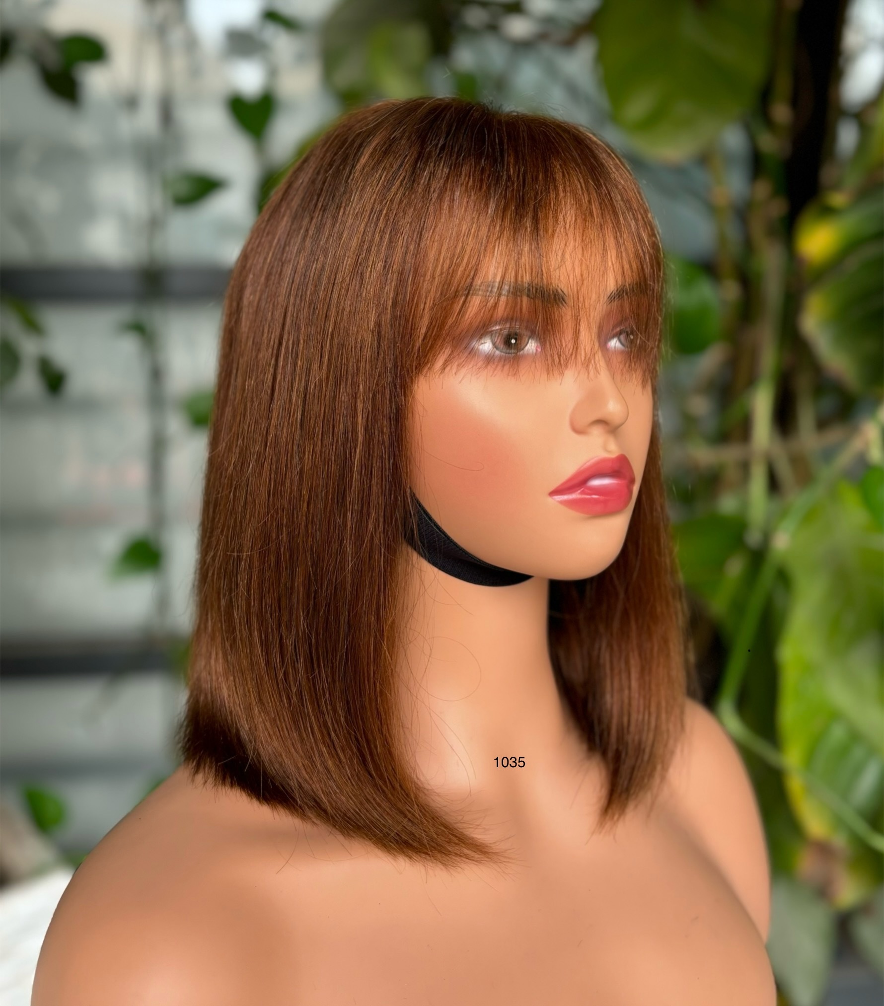 ola hair 2*6 Kim K Closure Double Drawn Short Bob Wigs 100% Human Hair Wigs For Black Woman