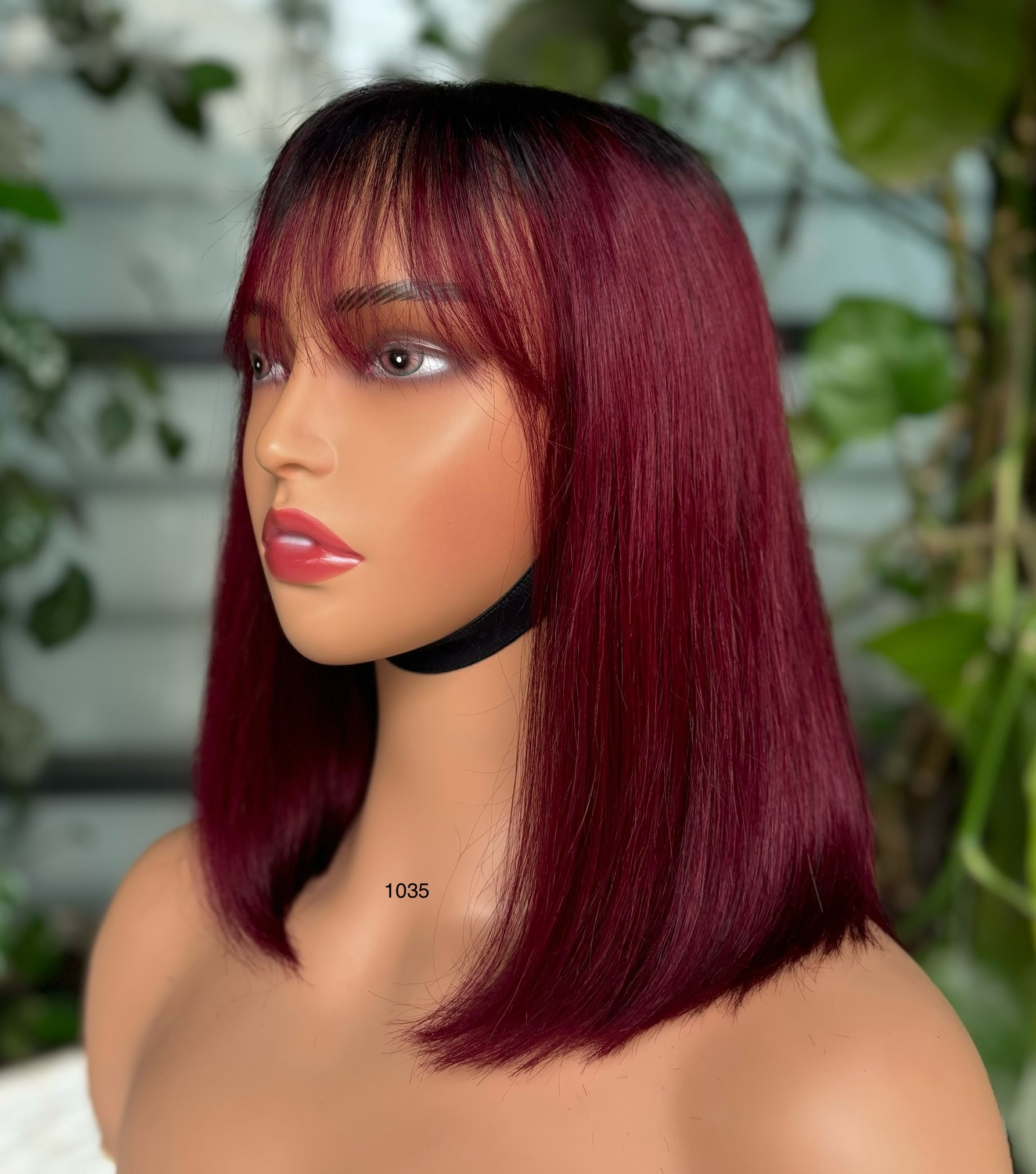 ola hair 2*6 Kim K Closure Double Drawn Short Bob Wigs 100% Human Hair Wigs For Black Woman