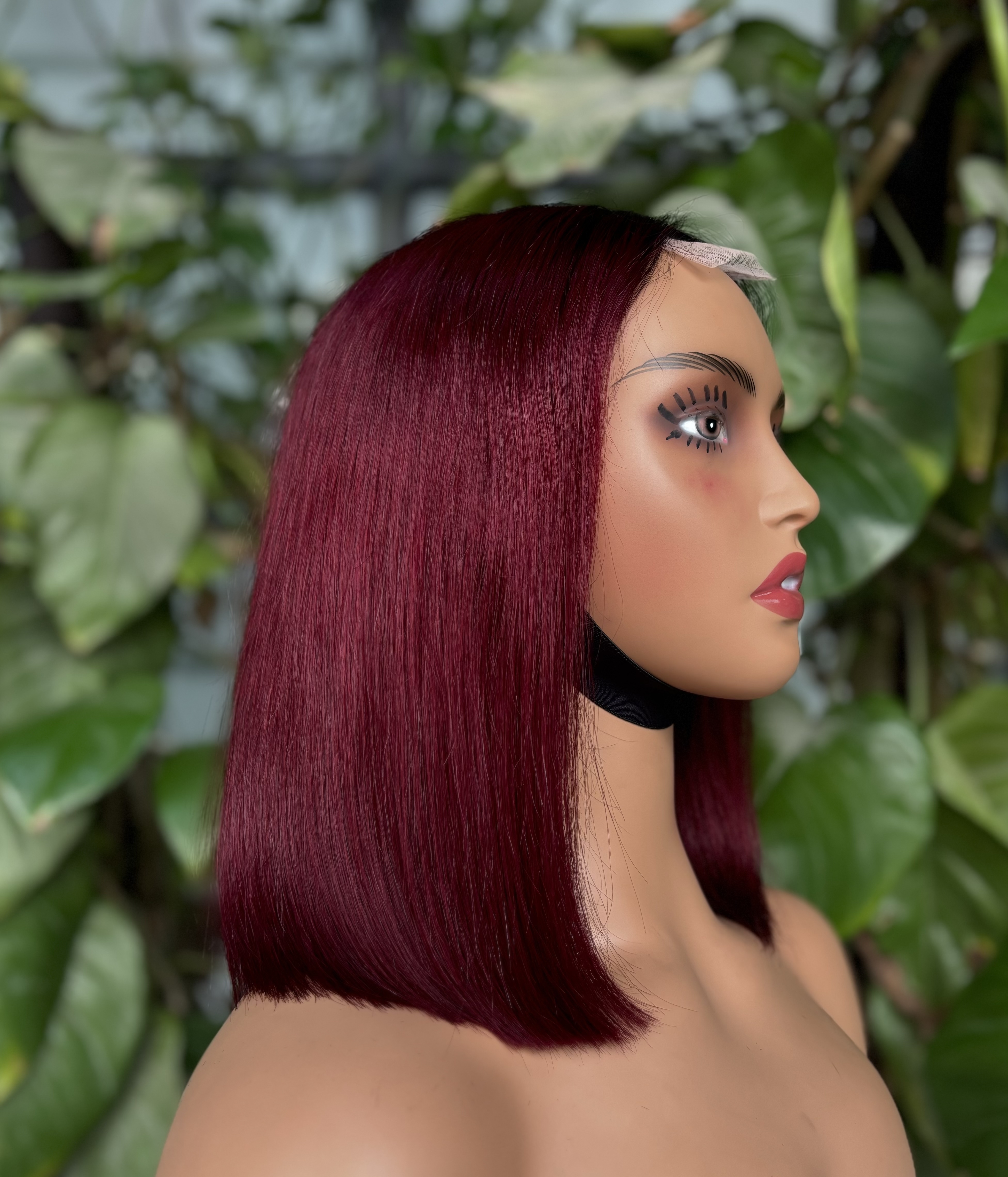 ola hair 2*6 Kim K Closure Double Drawn Short Bob Wigs 100% Human Hair Wigs For Black Woman