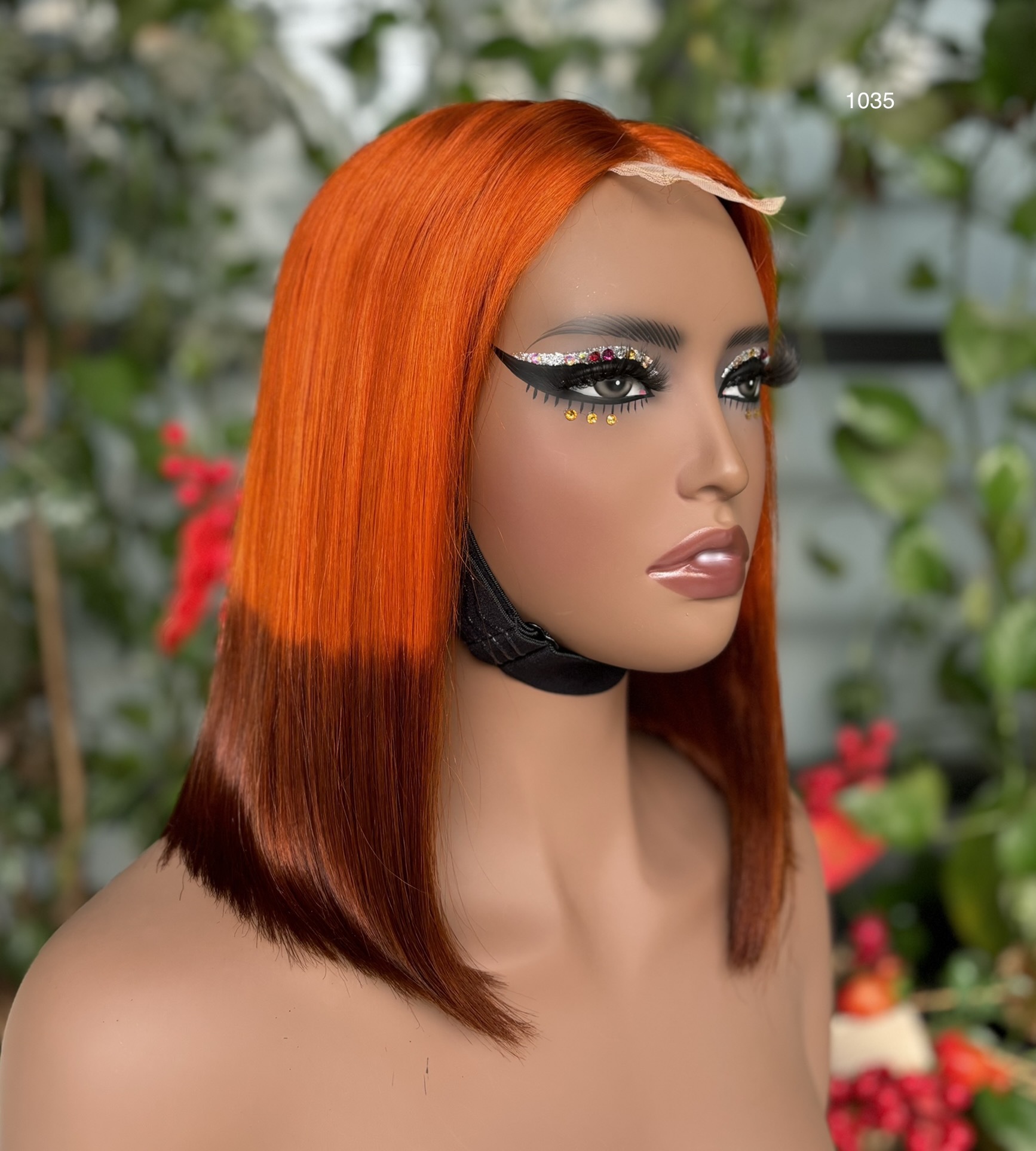 ola hair 2*6 Kim K Closure Double Drawn Short Bob Wigs 100% Human Hair Wigs For Black Woman