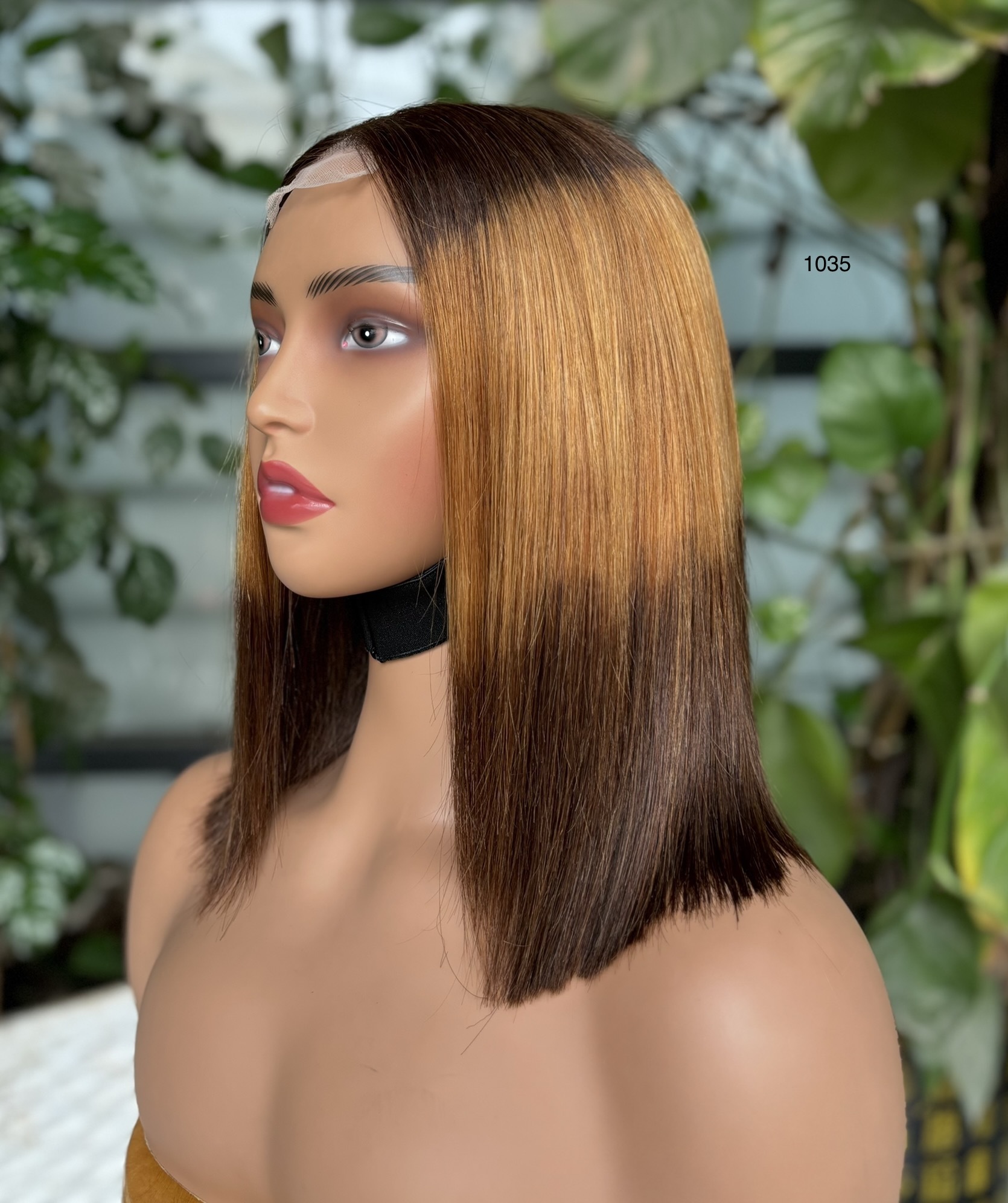 ola hair 2*6 Kim K Closure Double Drawn Short Bob Wigs 100% Human Hair Wigs For Black Woman