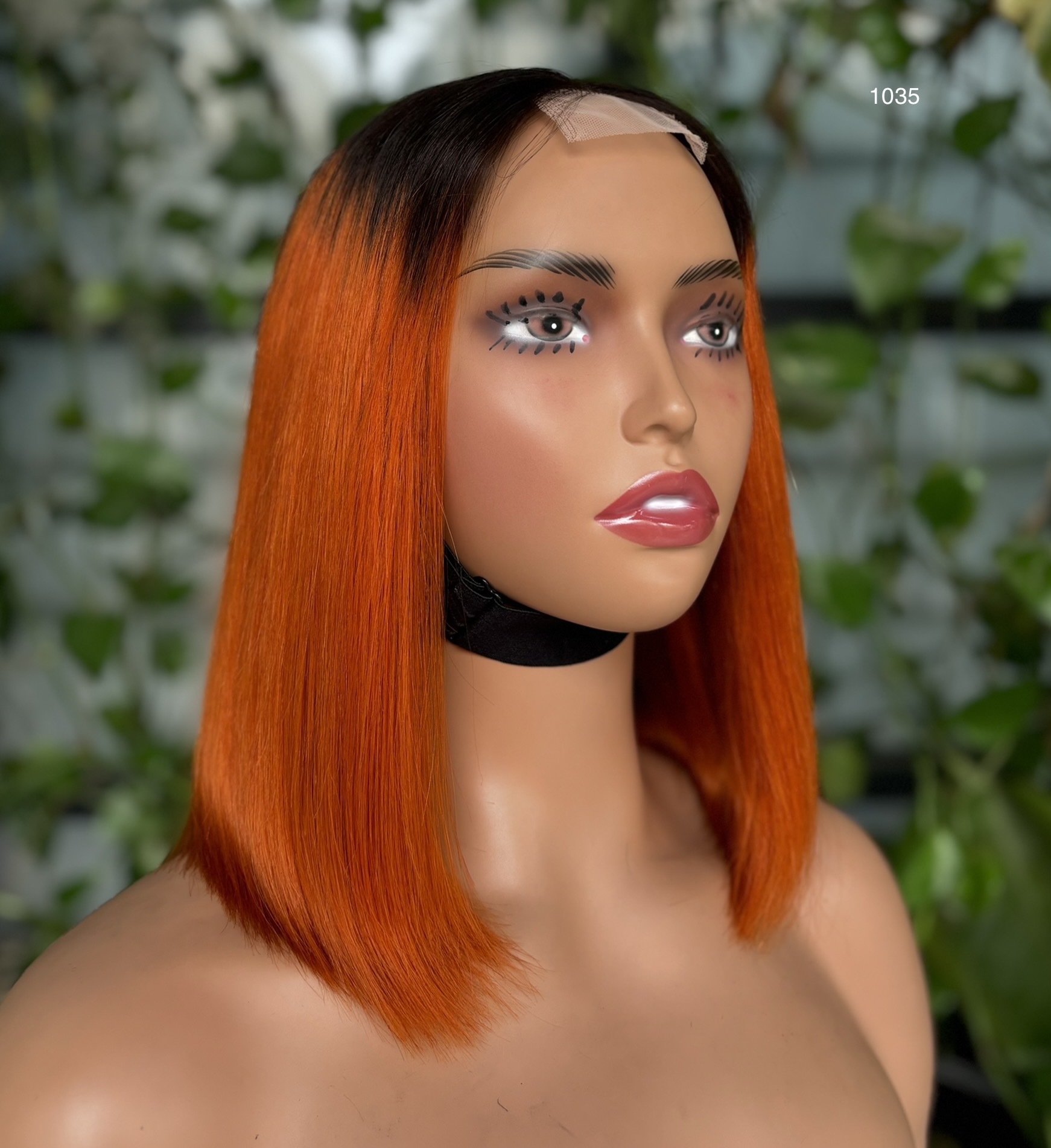 ola hair 2*6 Kim K Closure Double Drawn Short Bob Wigs 100% Human Hair Wigs For Black Woman