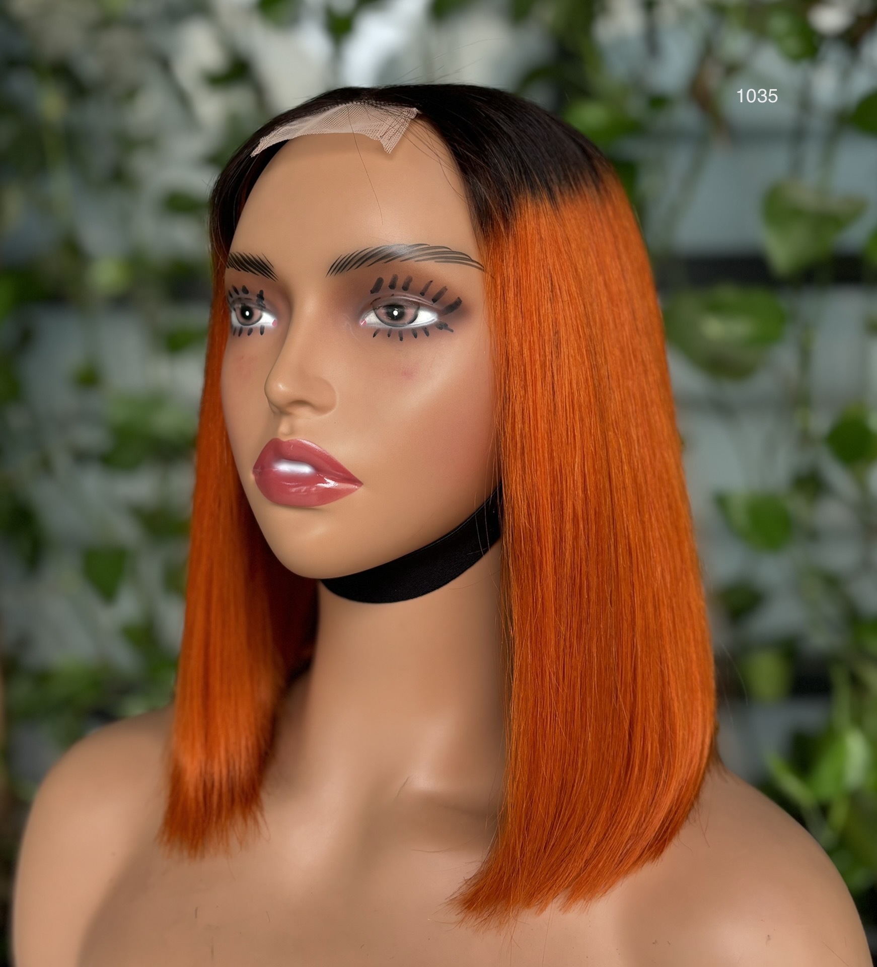 ola hair 2*6 Kim K Closure Double Drawn Short Bob Wigs 100% Human Hair Wigs For Black Woman