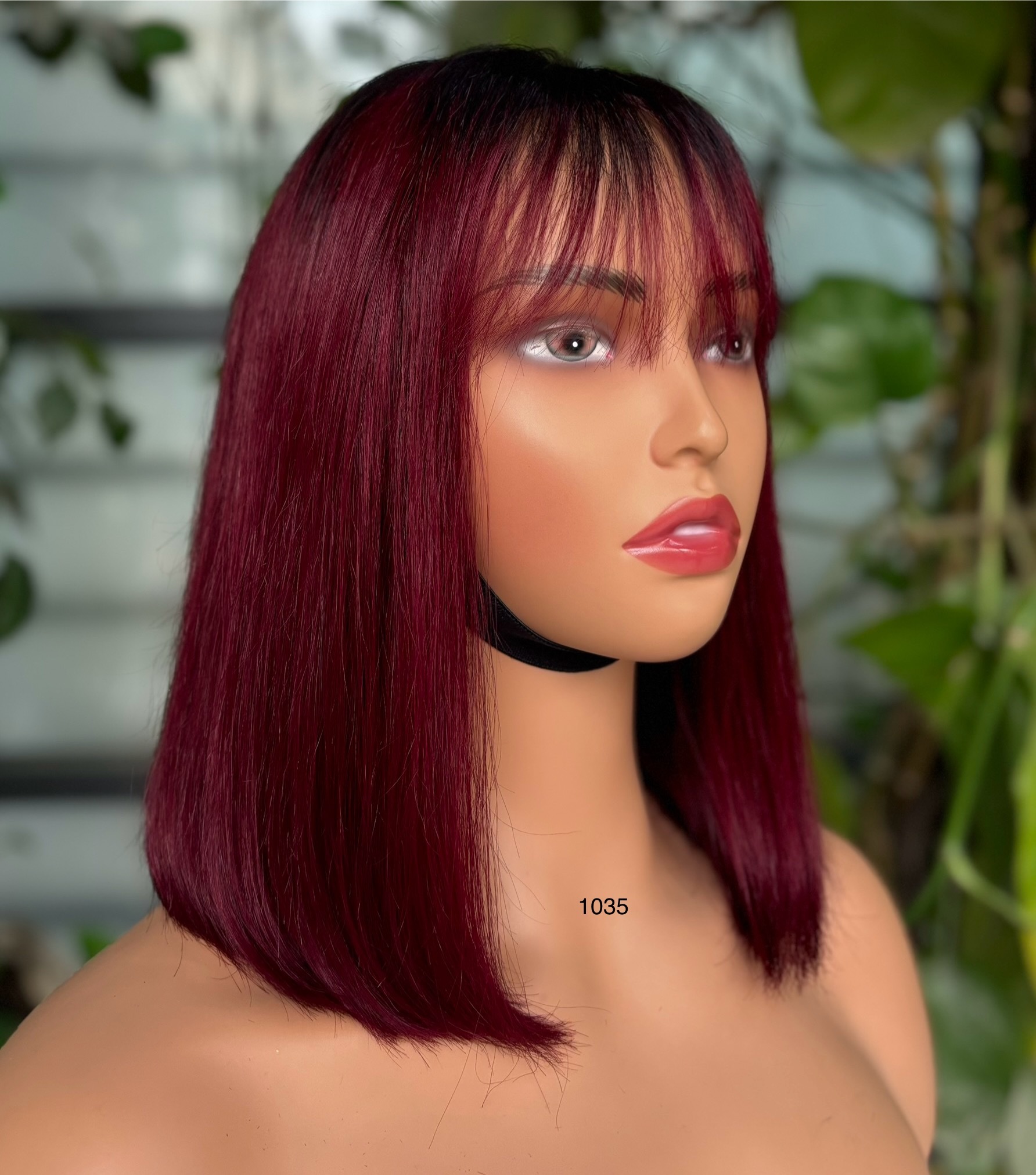 ola hair 2*6 Kim K Closure Double Drawn Short Bob Wigs 100% Human Hair Wigs For Black Woman