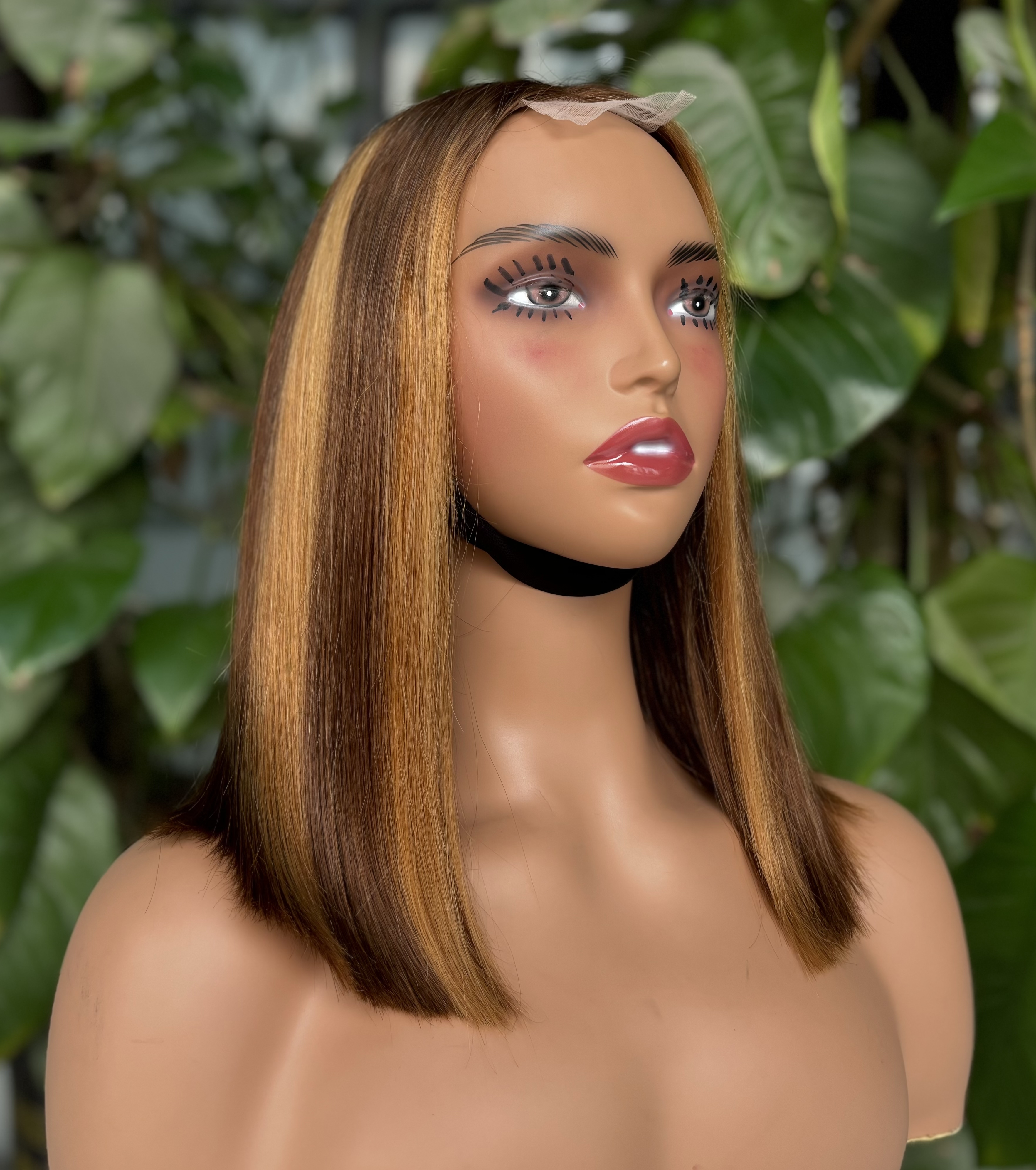 ola hair 2*6 Kim K Closure Double Drawn Short Bob Wigs 100% Human Hair Wigs For Black Woman