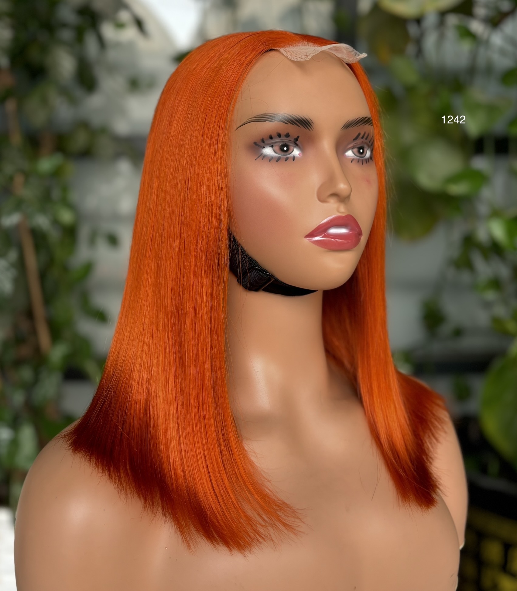 ola hair 2*6 Kim K Closure Double Drawn Short Bob Wigs 100% Human Hair Wigs For Black Woman