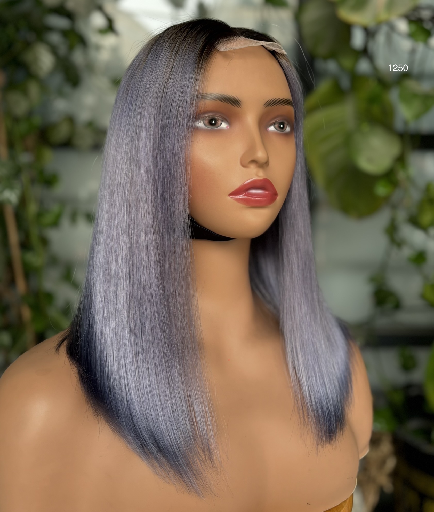 ola hair 2*6 Kim K Closure Double Drawn Short Bob Wigs 100% Human Hair Wigs For Black Woman