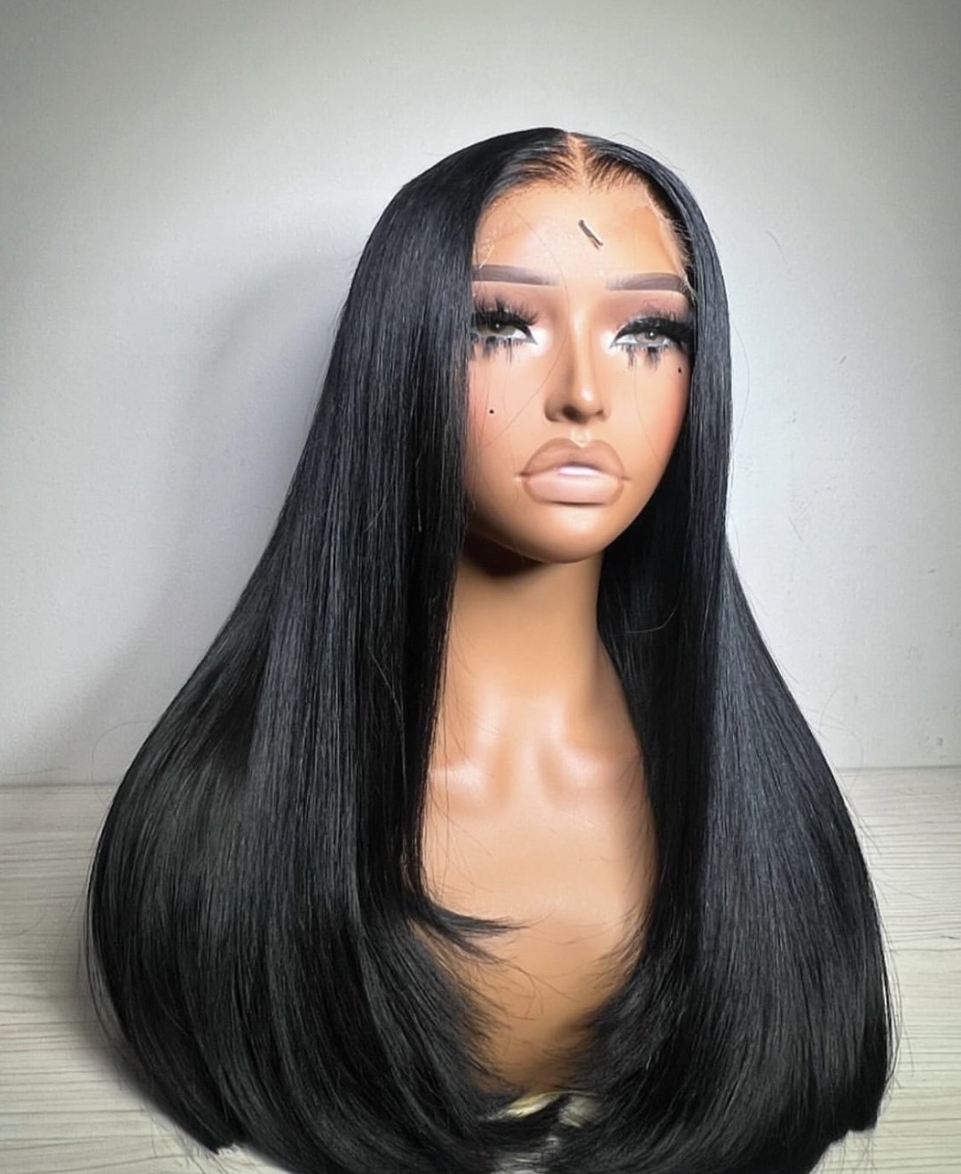 Ola  hair 13 * 4/5 * 5/4 * 4 lace luxurious quality straight stripes can be made, with a density of 250%