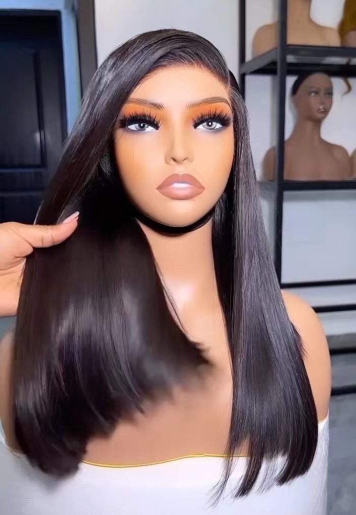 Ola  hair 13 * 4/5 * 5/4 * 4 lace luxurious quality straight stripes can be made, with a density of 250%