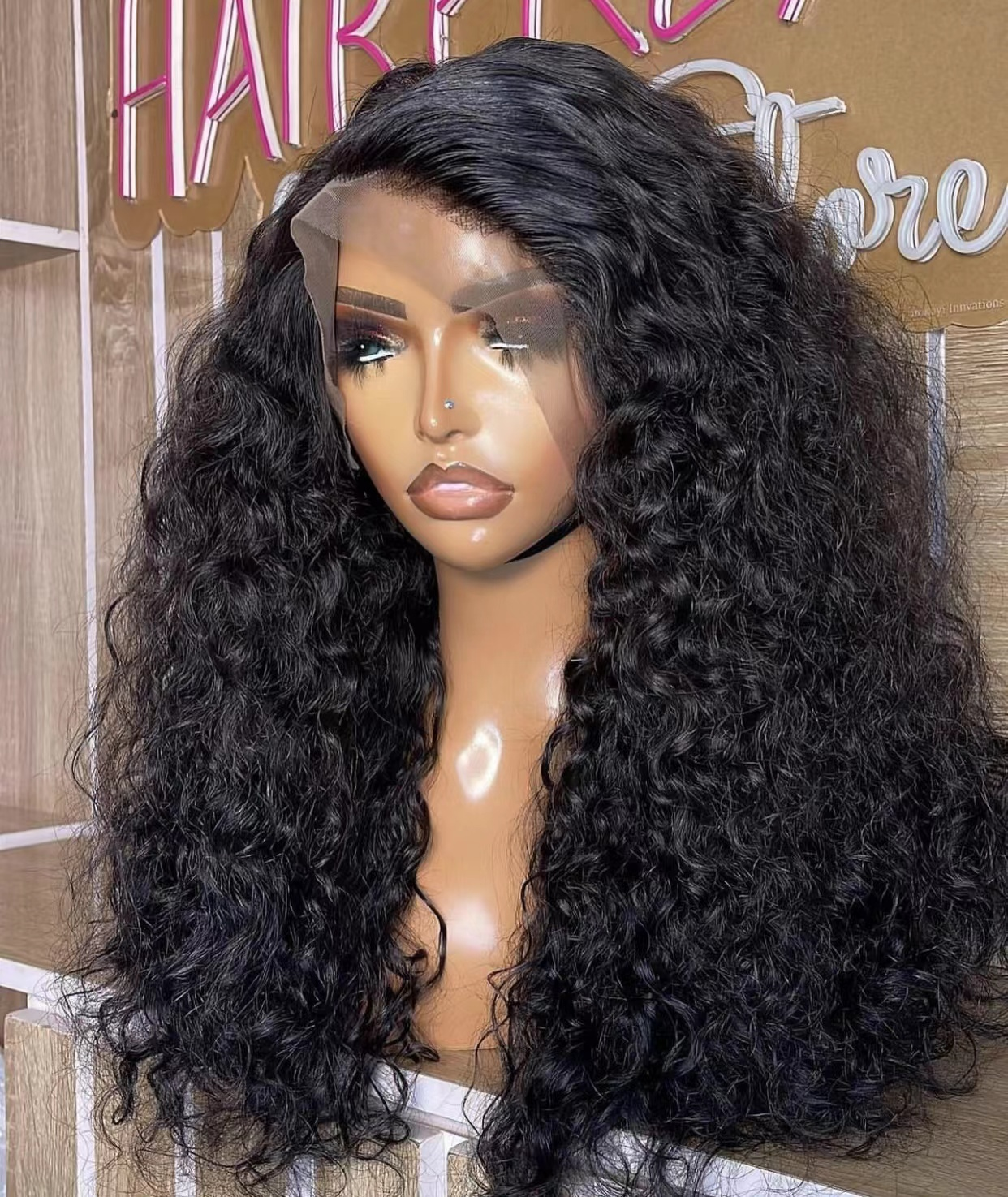 Ola Hair 12a high-quality Roman curly hairstyle with a density of up to 250%, very beautiful, and can be dyed in various colors