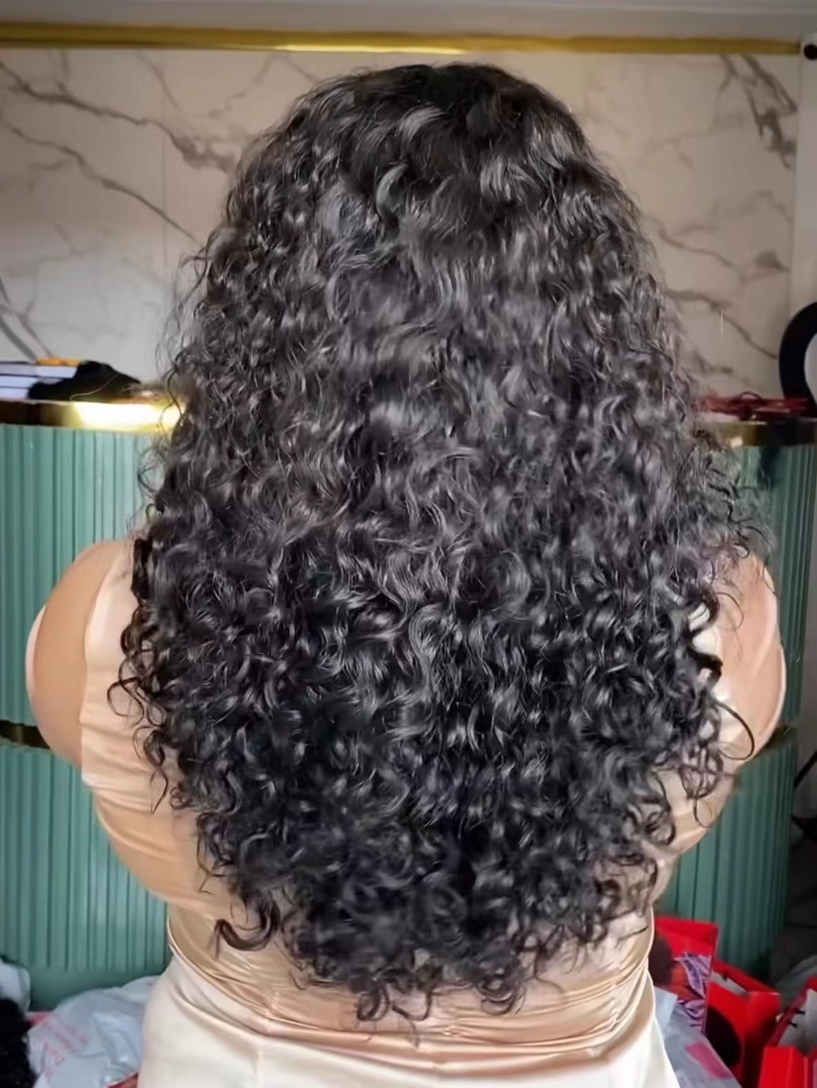 Ola Hair 12a high-quality Roman curly hairstyle with a density of up to 250%, very beautiful, and can be dyed in various colors