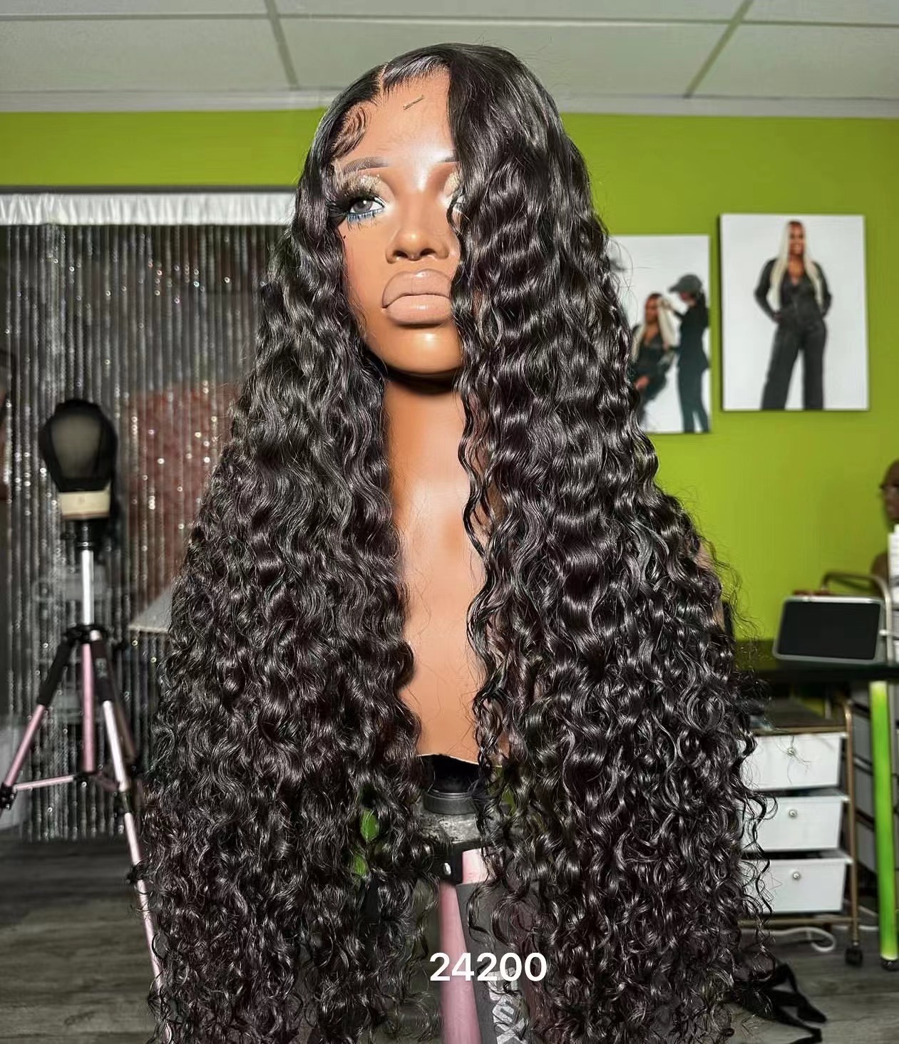 Ola Hair 12a high-quality Roman curly hairstyle with a density of up to 250%, very beautiful, and can be dyed in various colors