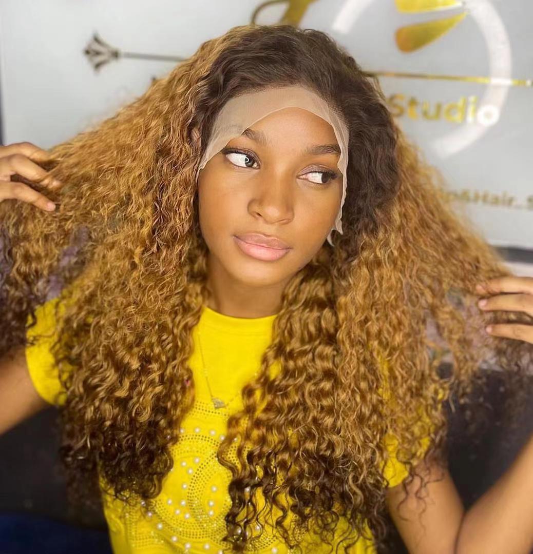Ola Hair 12a high-quality Roman curly hairstyle with a density of up to 250%, very beautiful, and can be dyed in various colors