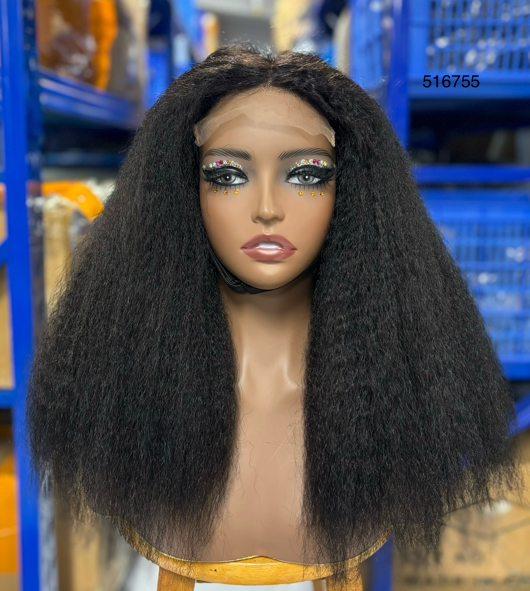 Ola  hair  Brazilian Kinky Straight Human Hair 5 * 5 lace, high-quality and high-density, suitable for black women's hairstyles