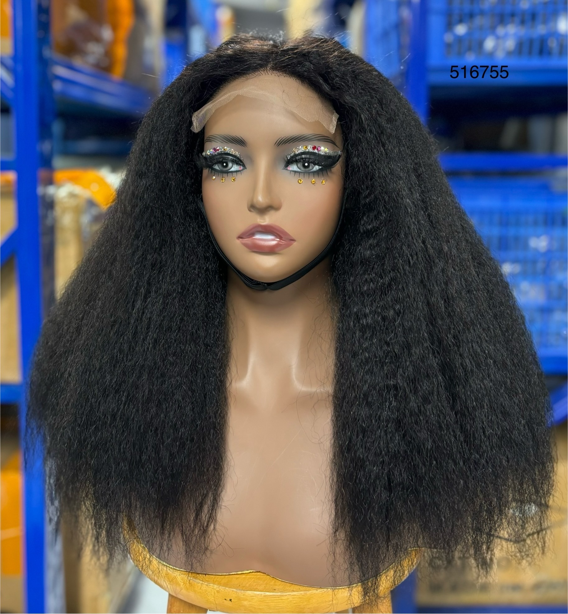 Ola  hair  Brazilian Kinky Straight Human Hair 5 * 5 lace, high-quality and high-density, suitable for black women's hairstyles