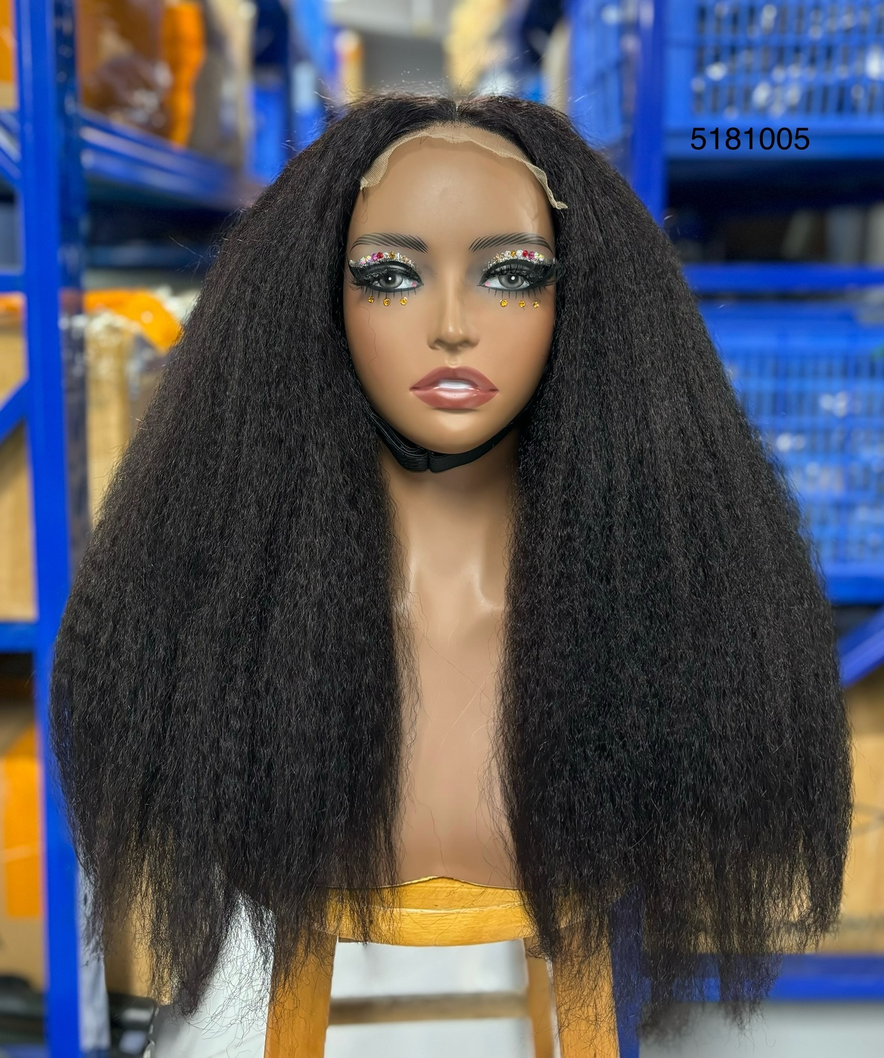Ola  hair  Brazilian Kinky Straight Human Hair 5 * 5 lace, high-quality and high-density, suitable for black women's hairstyles