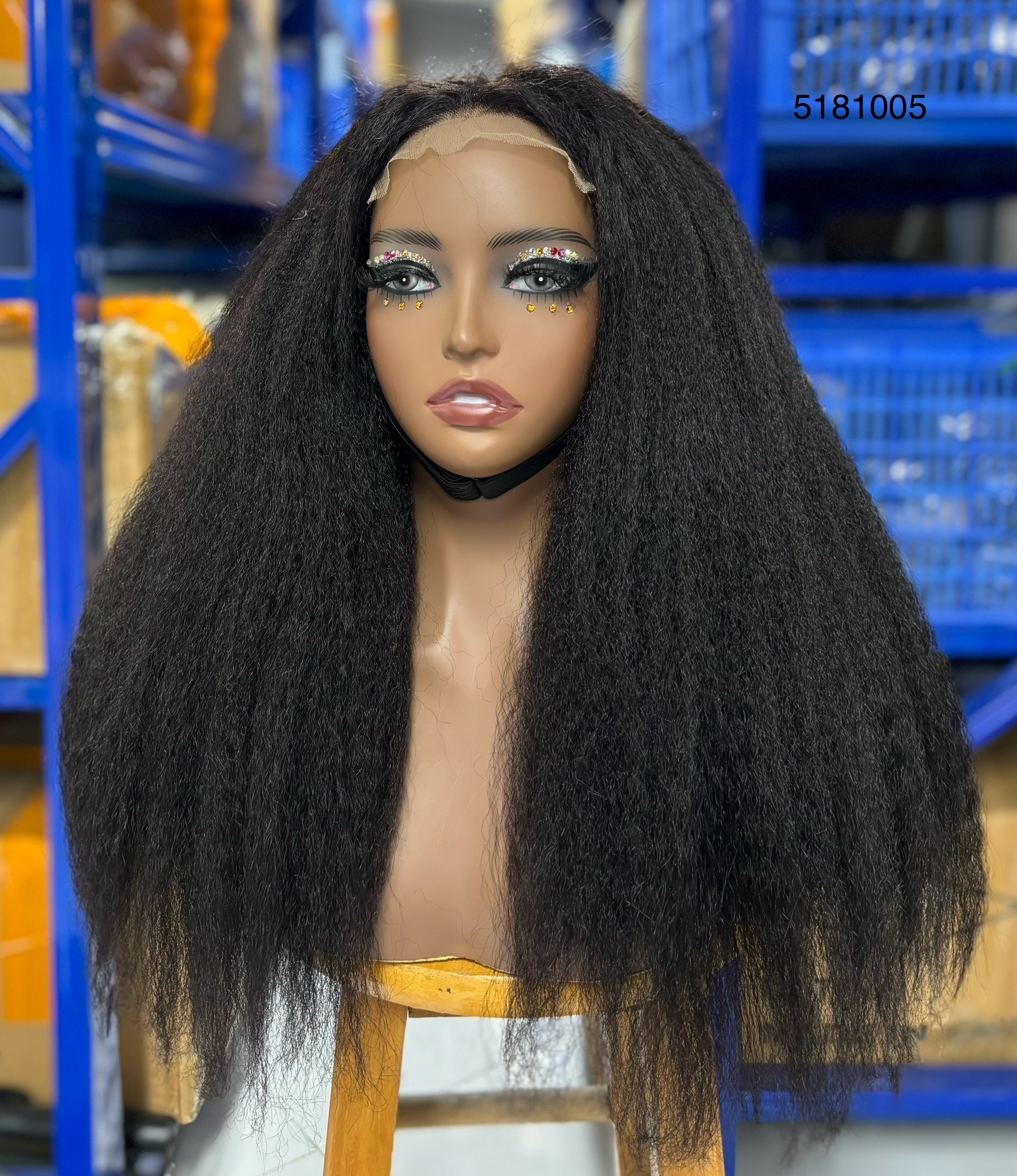Ola  hair  Brazilian Kinky Straight Human Hair 5 * 5 lace, high-quality and high-density, suitable for black women's hairstyles